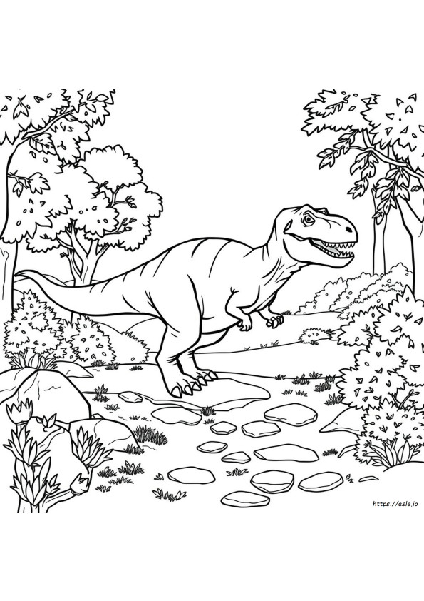 Adonomous Rex Coloring Page