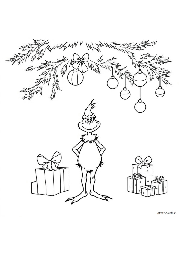 Grinch Coloring Sheet