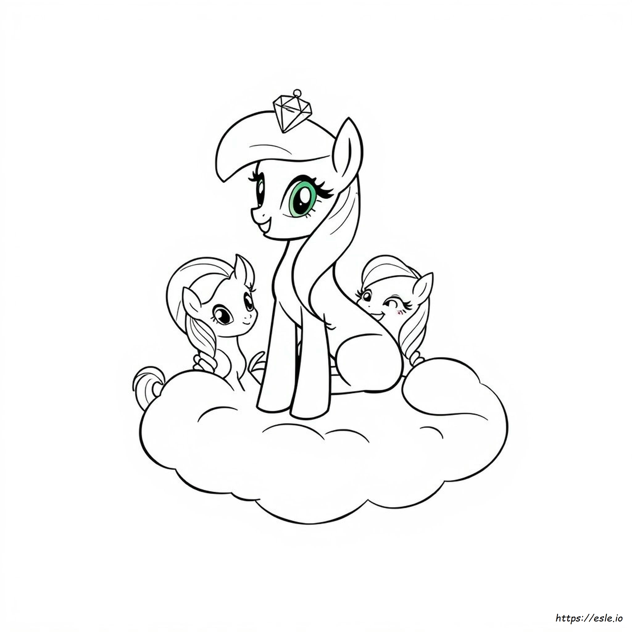 My Little Pony Diamond Tiara Coloring Pages