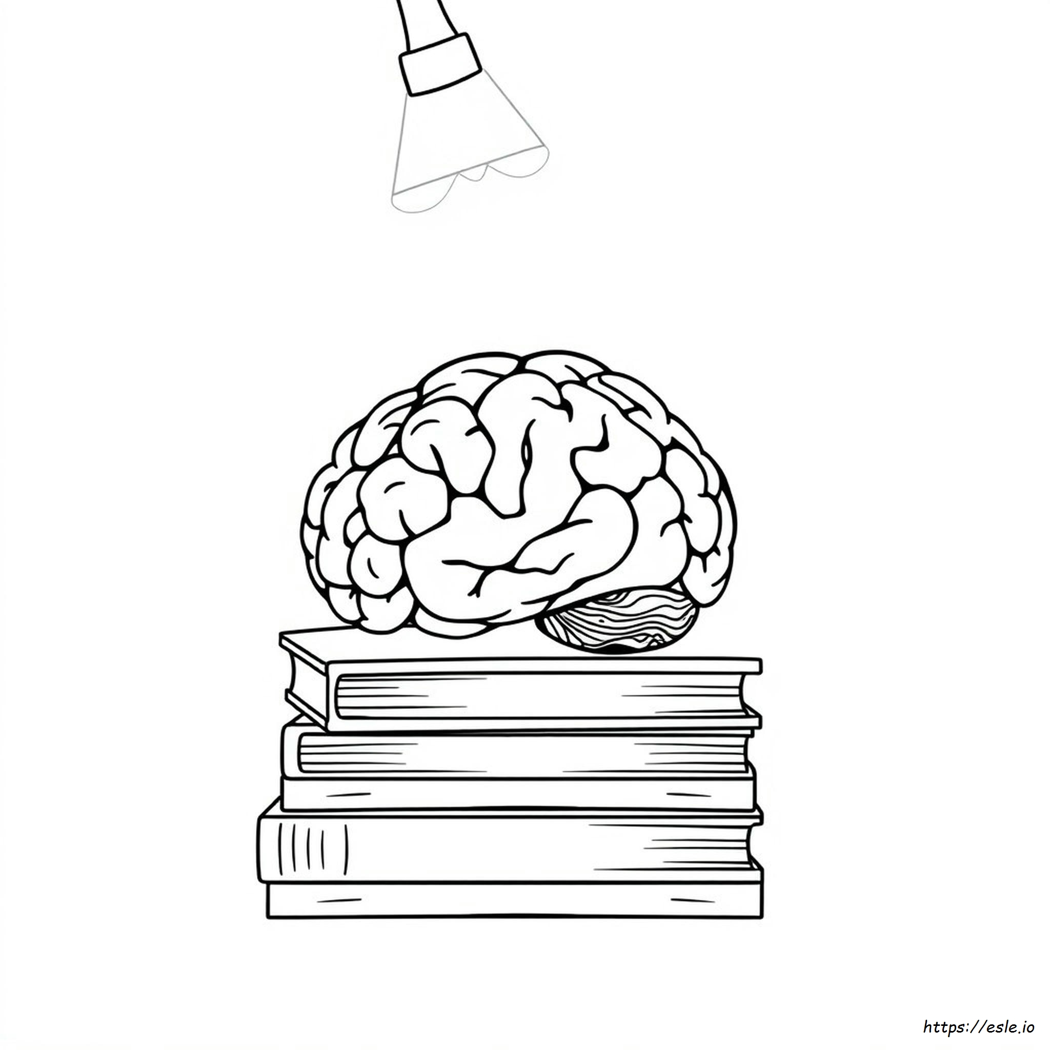 How To Color A Brain - Free Printable Coloring Page
