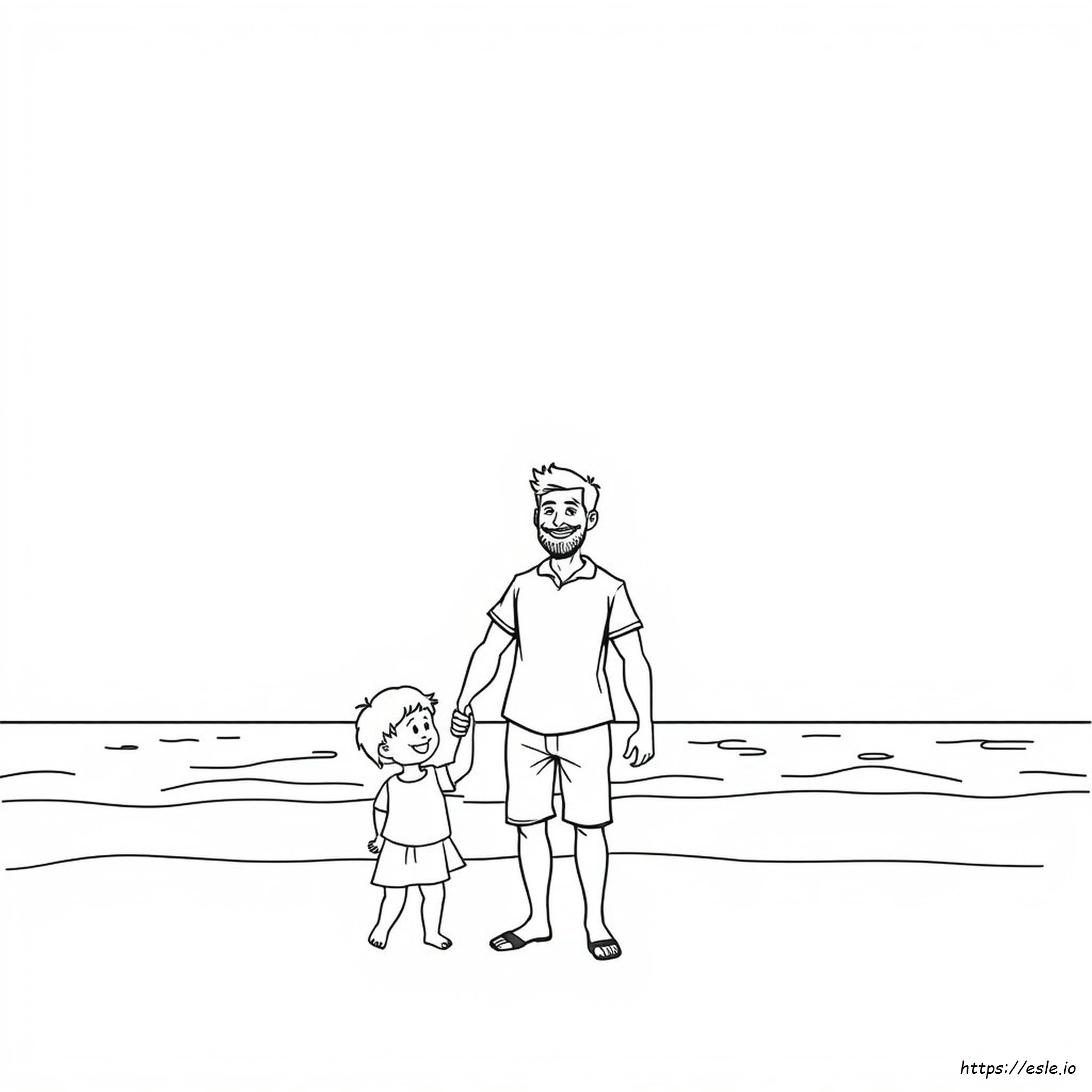 Best Dad Ever Printable Coloring Page