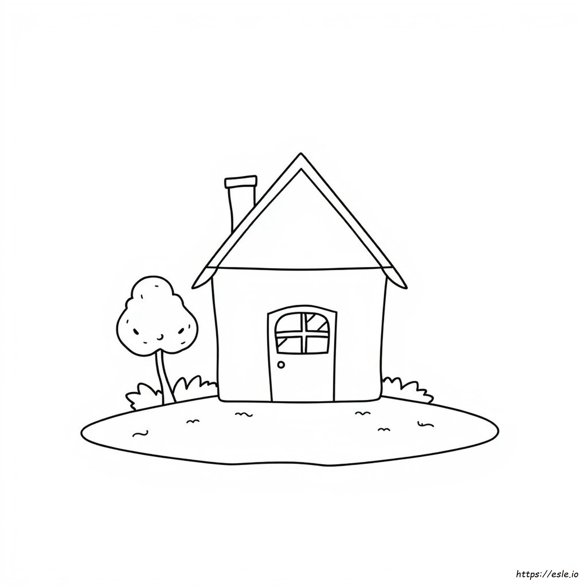Coloriage Maison à Imprimer Gratuitement
