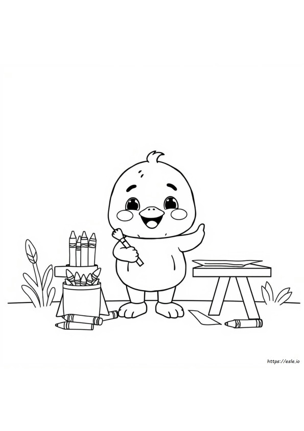 Labubu Mewarnai Gambar