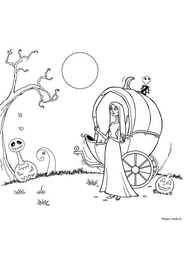 Free Printable Nightmare Before Christmas Coloring Pages