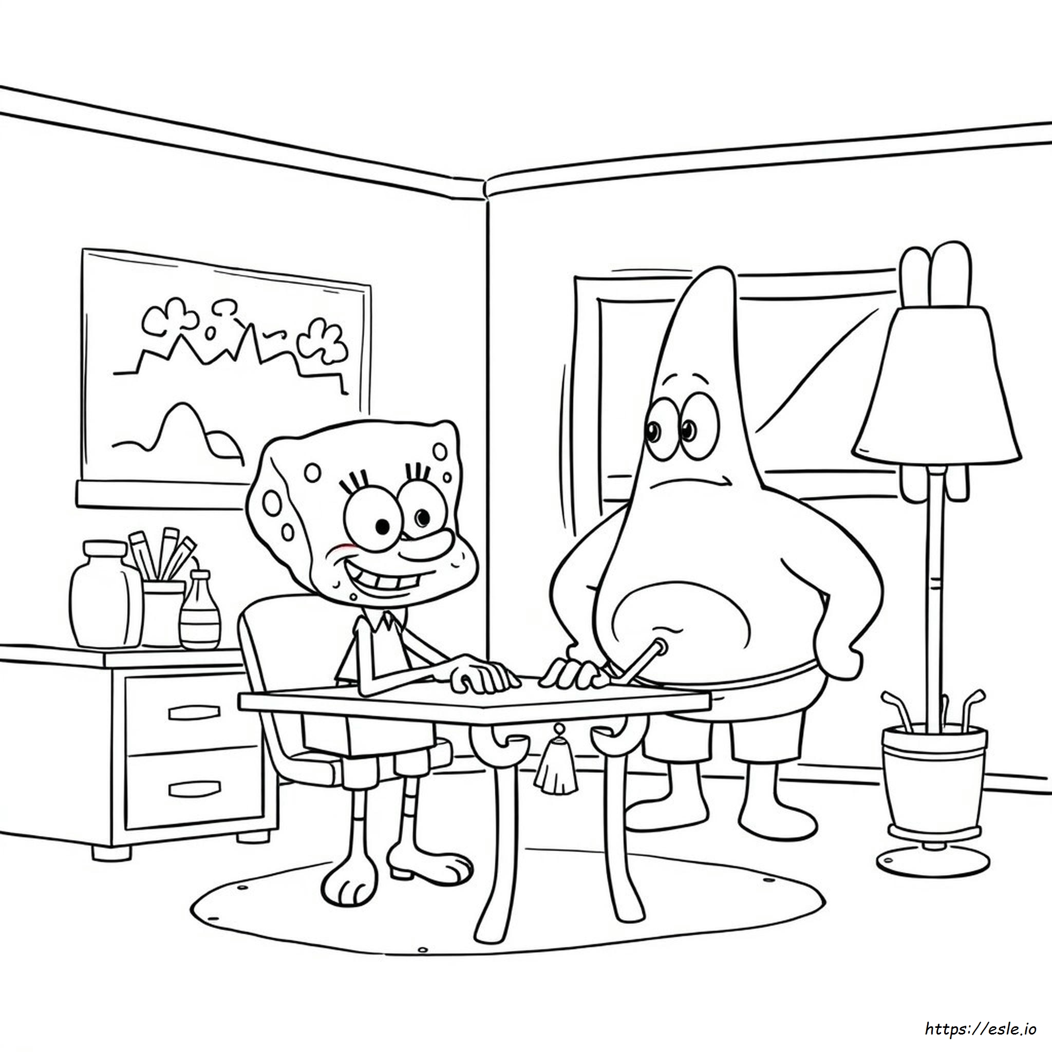 Squidward Coloring Page - Free Printable