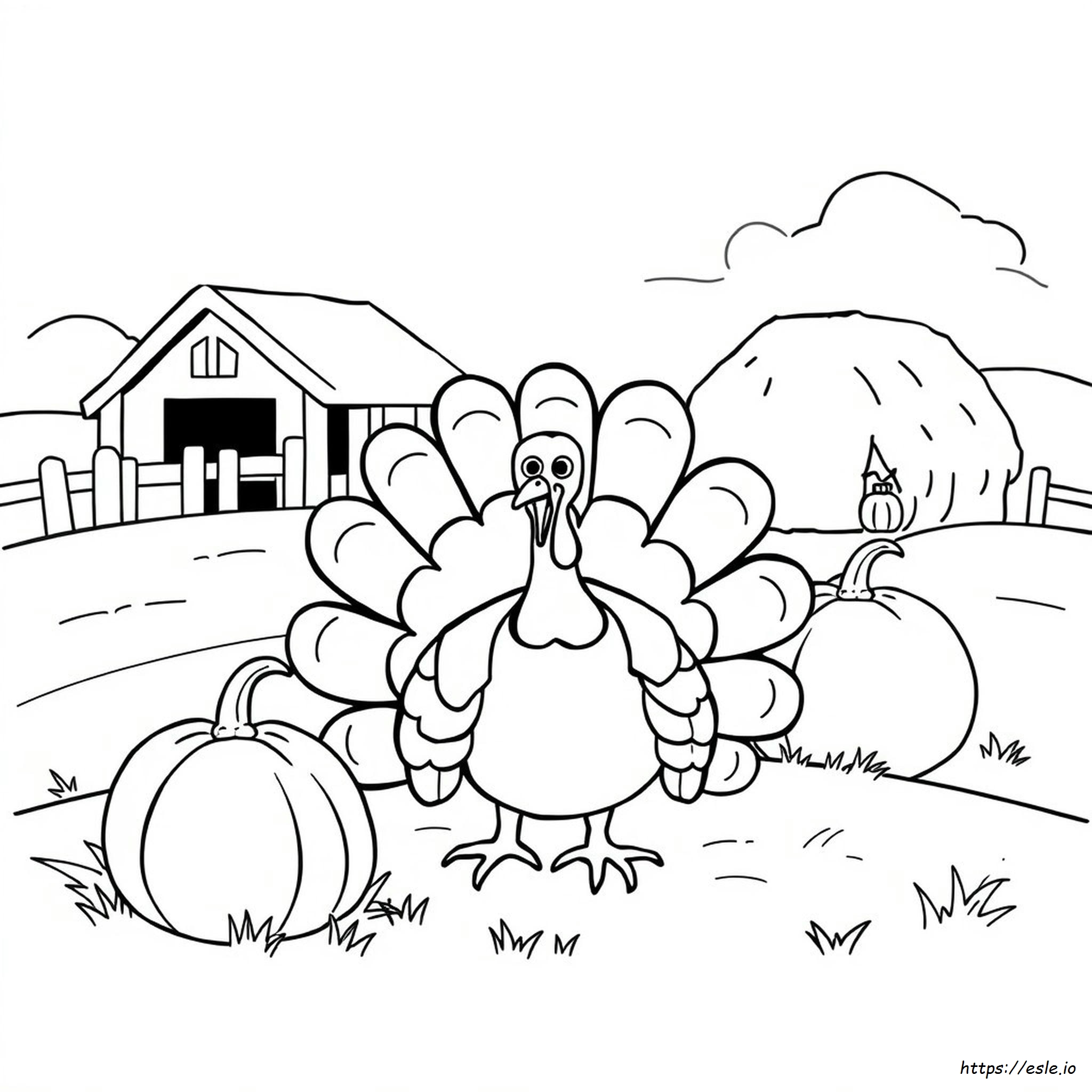 Free Turkey Drawing Printable Turkey Coloring Pages