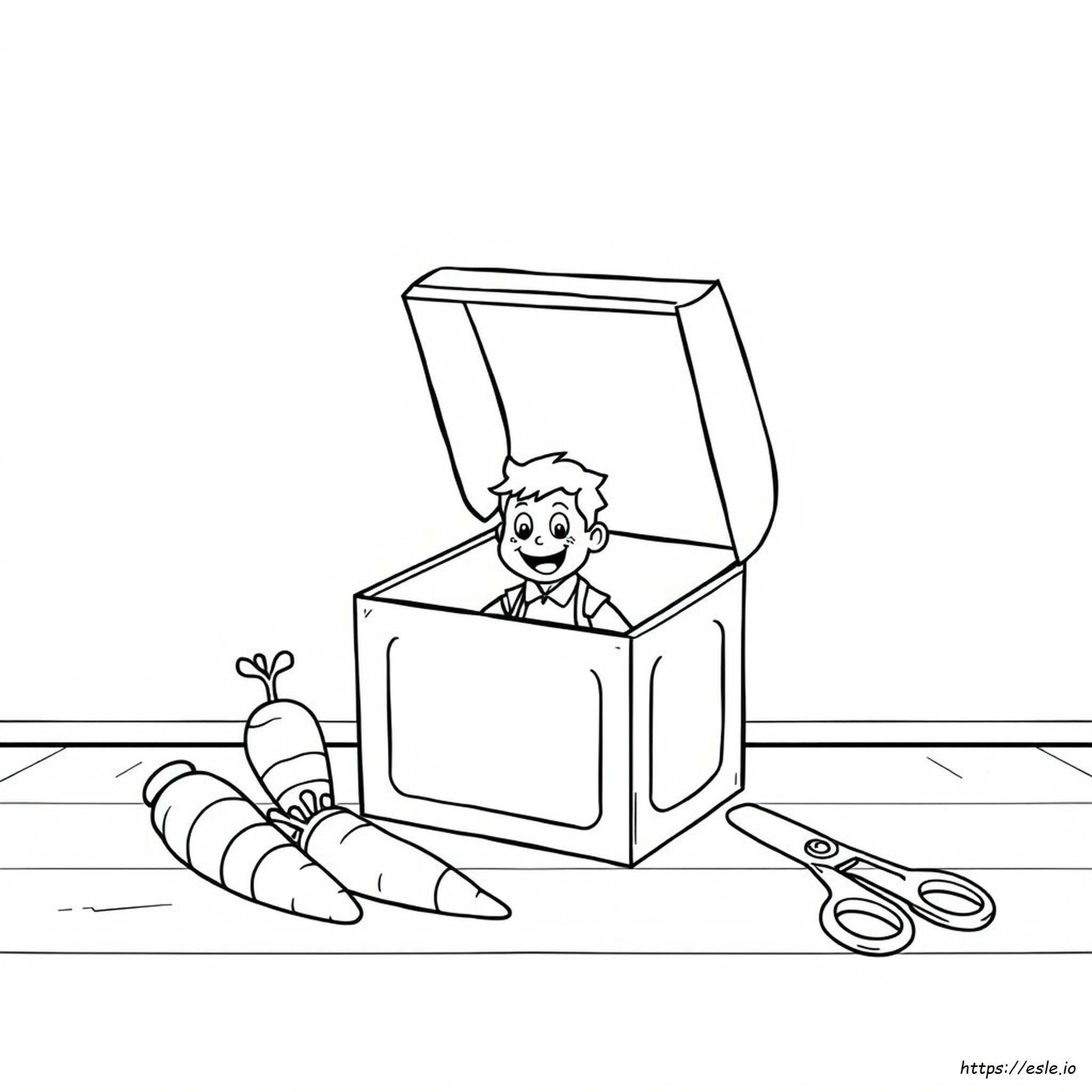 Jack In The Box Coloring Page