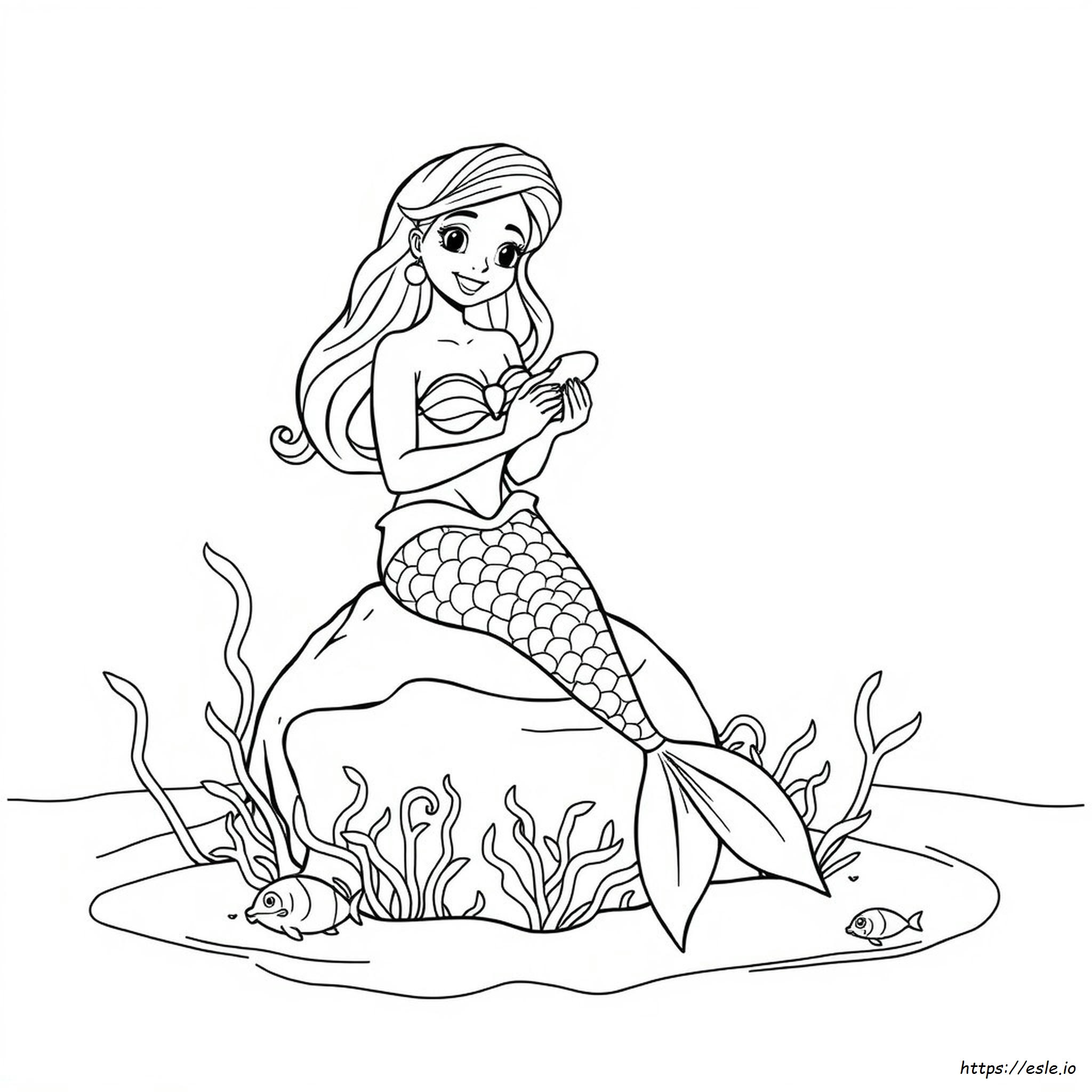 Mermaid Coloring Pages - Free Printable
