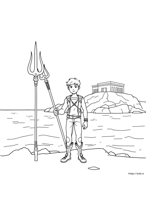 Seven Percy Jackson Coloring Pages
