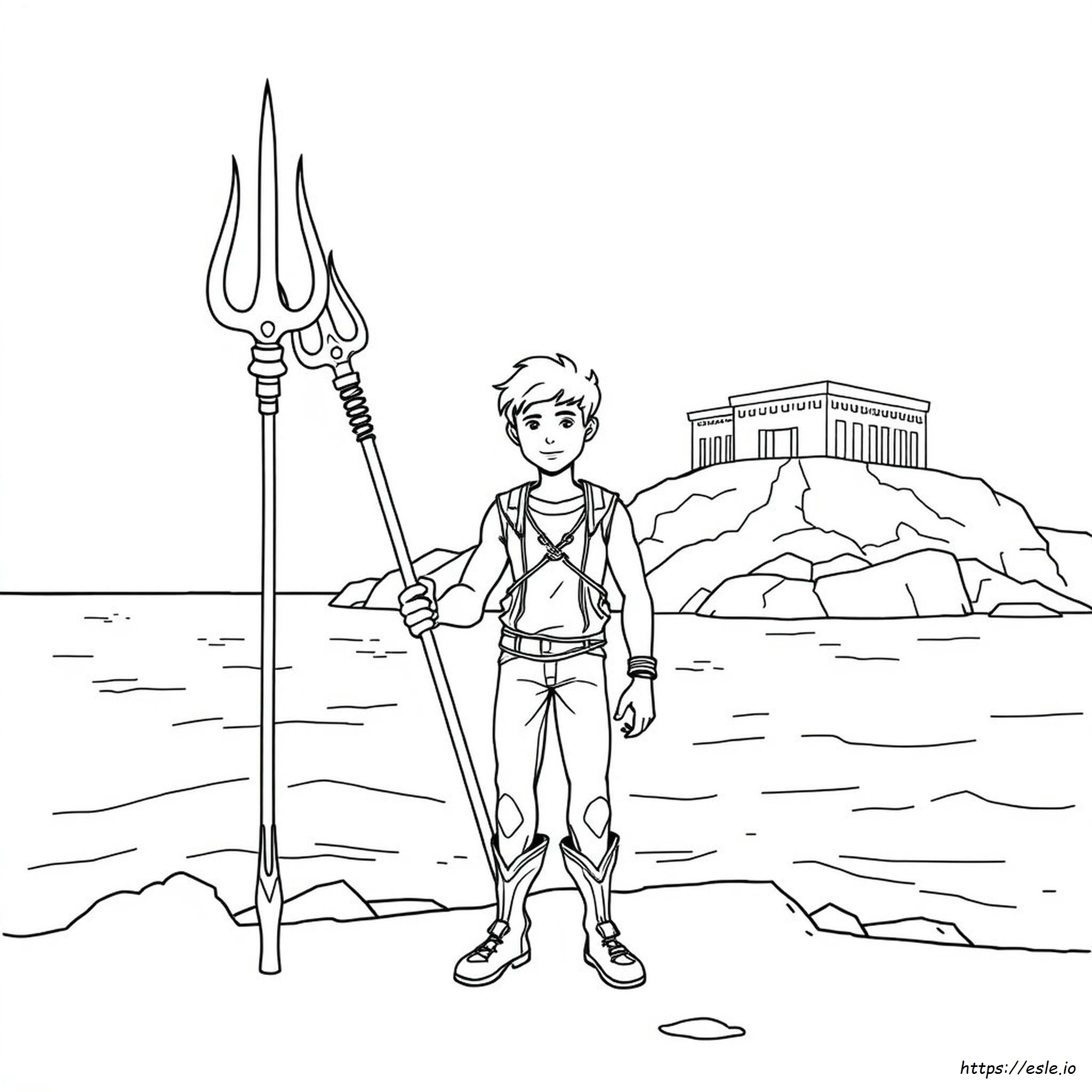Seven Percy Jackson Coloring Pages