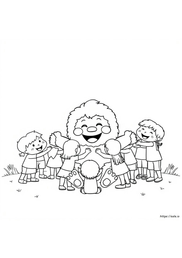 Coloring Huggy Wuggy Kleurplaat