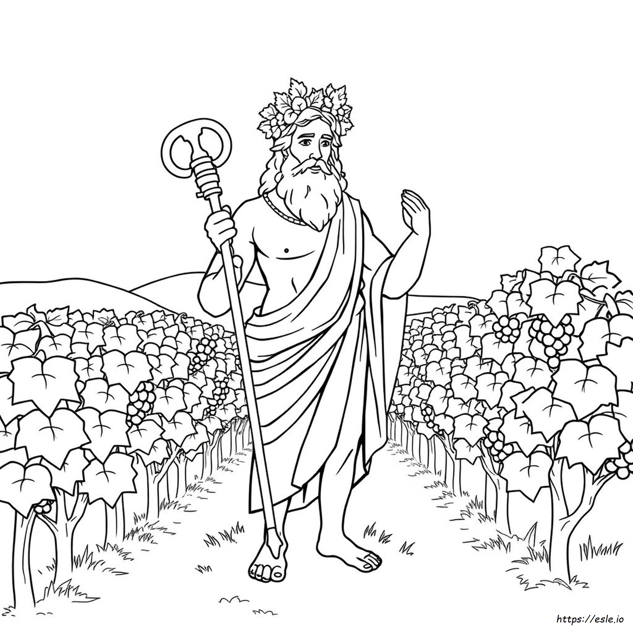 Dionysos Ausmalbilder