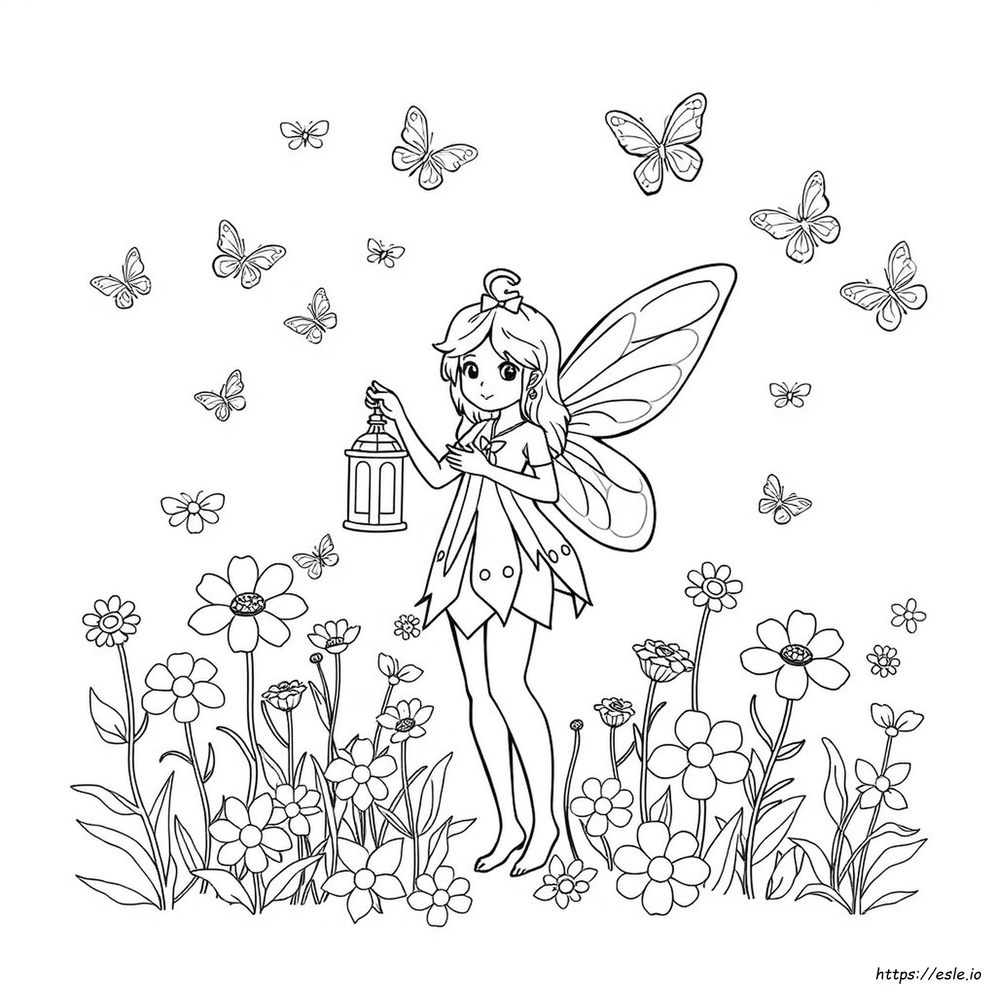 Free Printable Fairy Coloring Pages