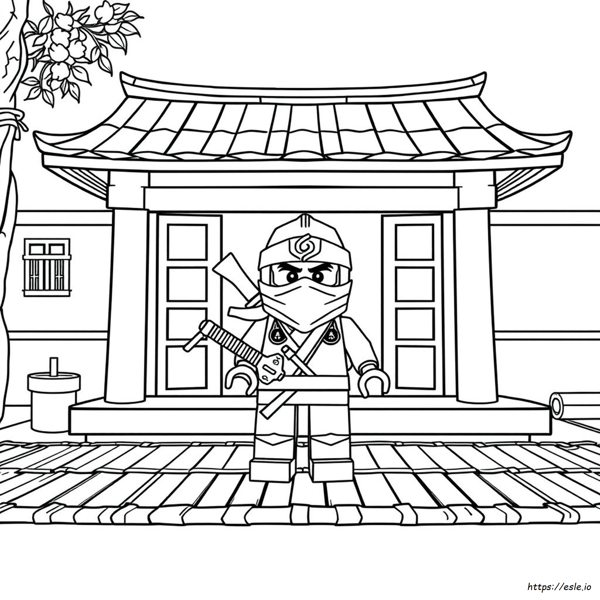 Ninja Colouring Pages Printable