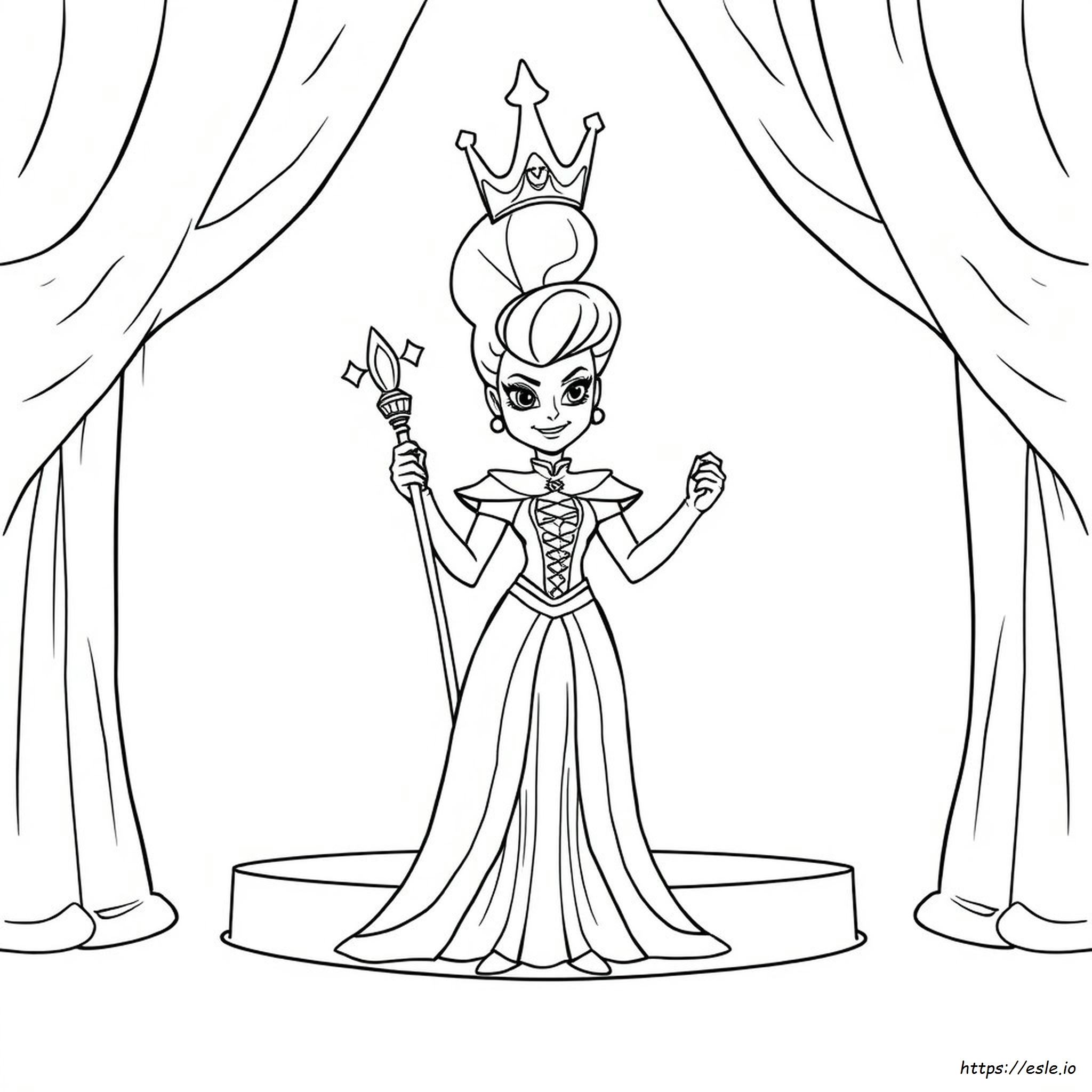 Descendants 3 Coloring Pages Audrey Queen Of Mean