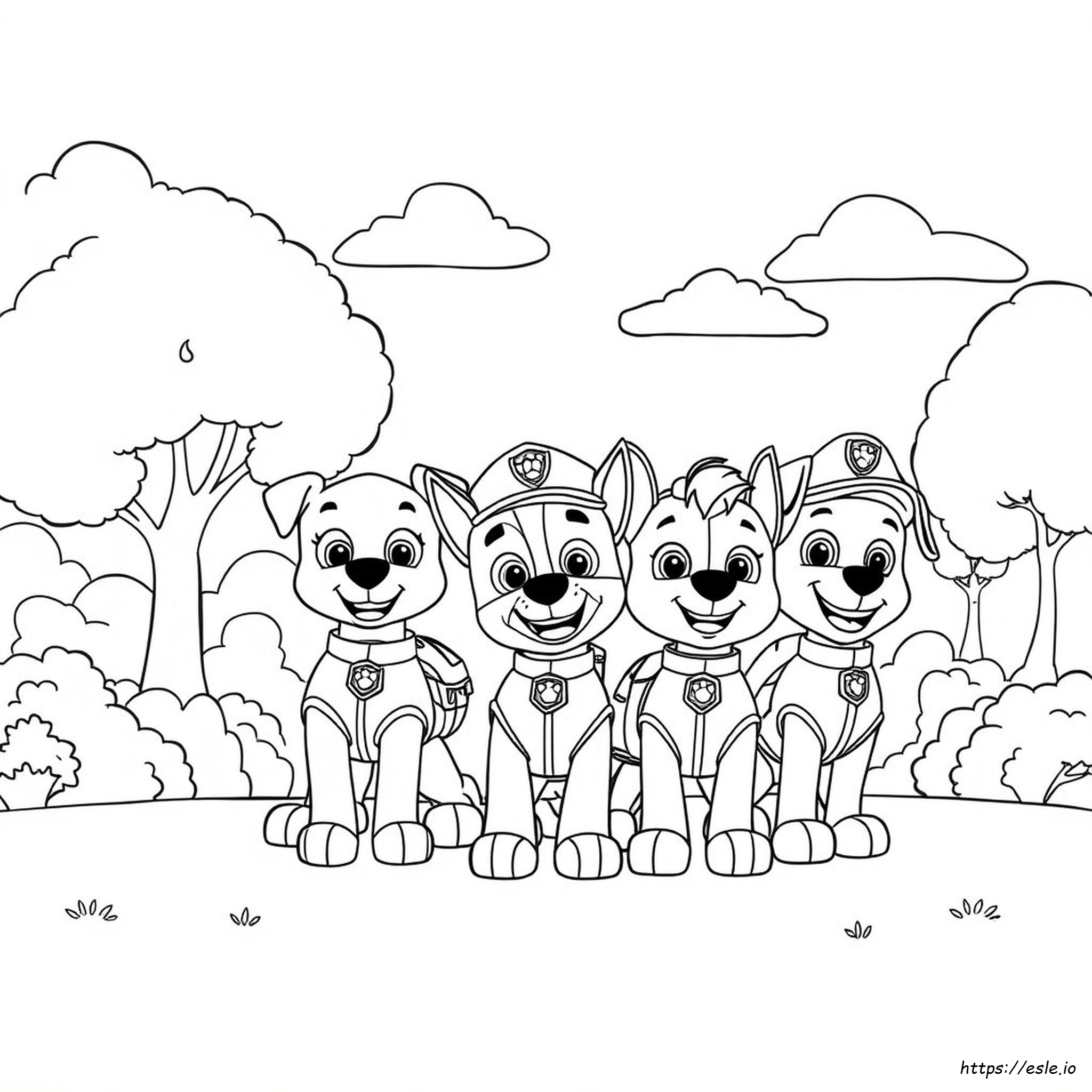 Paw Patrol: Disegni Da Colorare