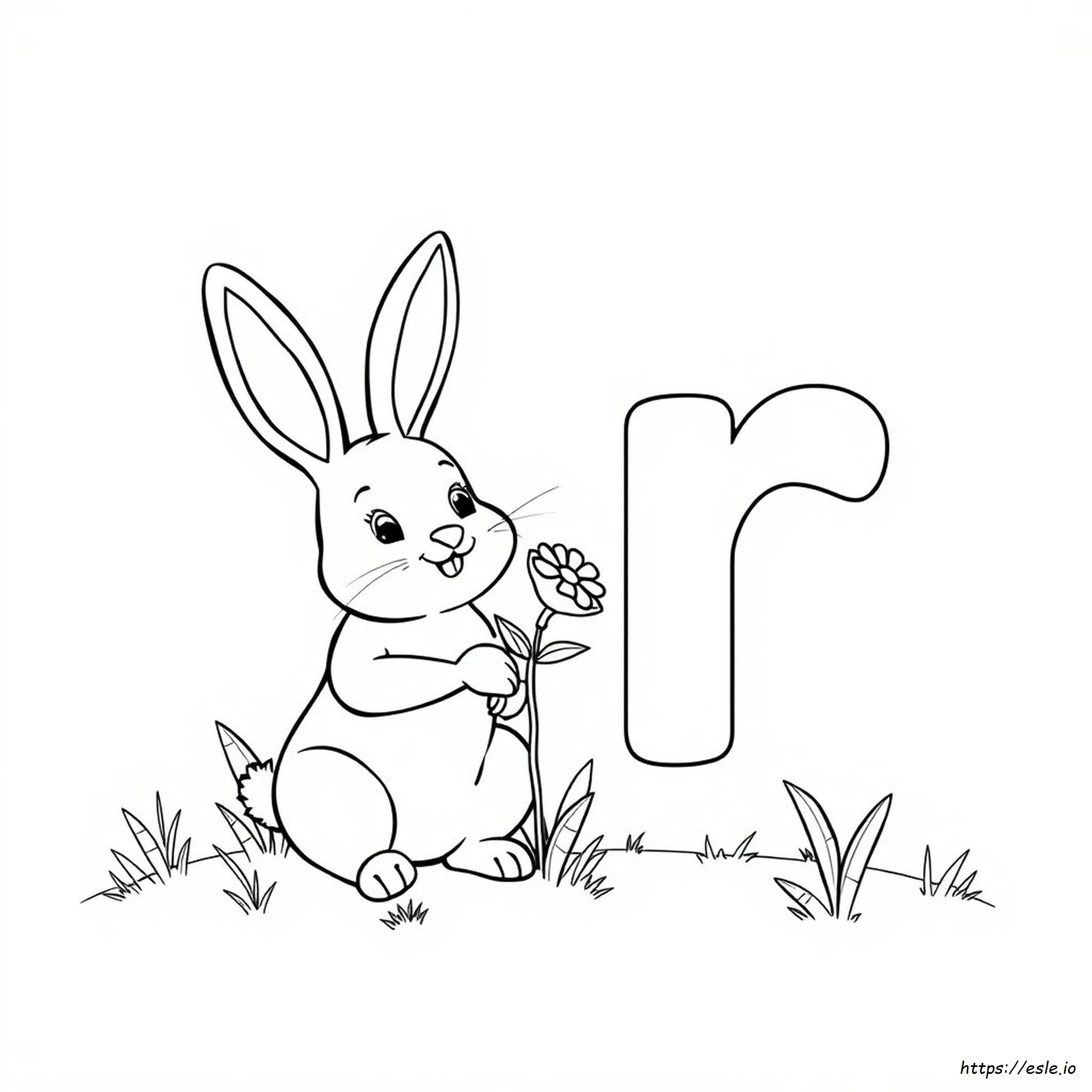 Letter R Coloring Worksheets For Kindergarten