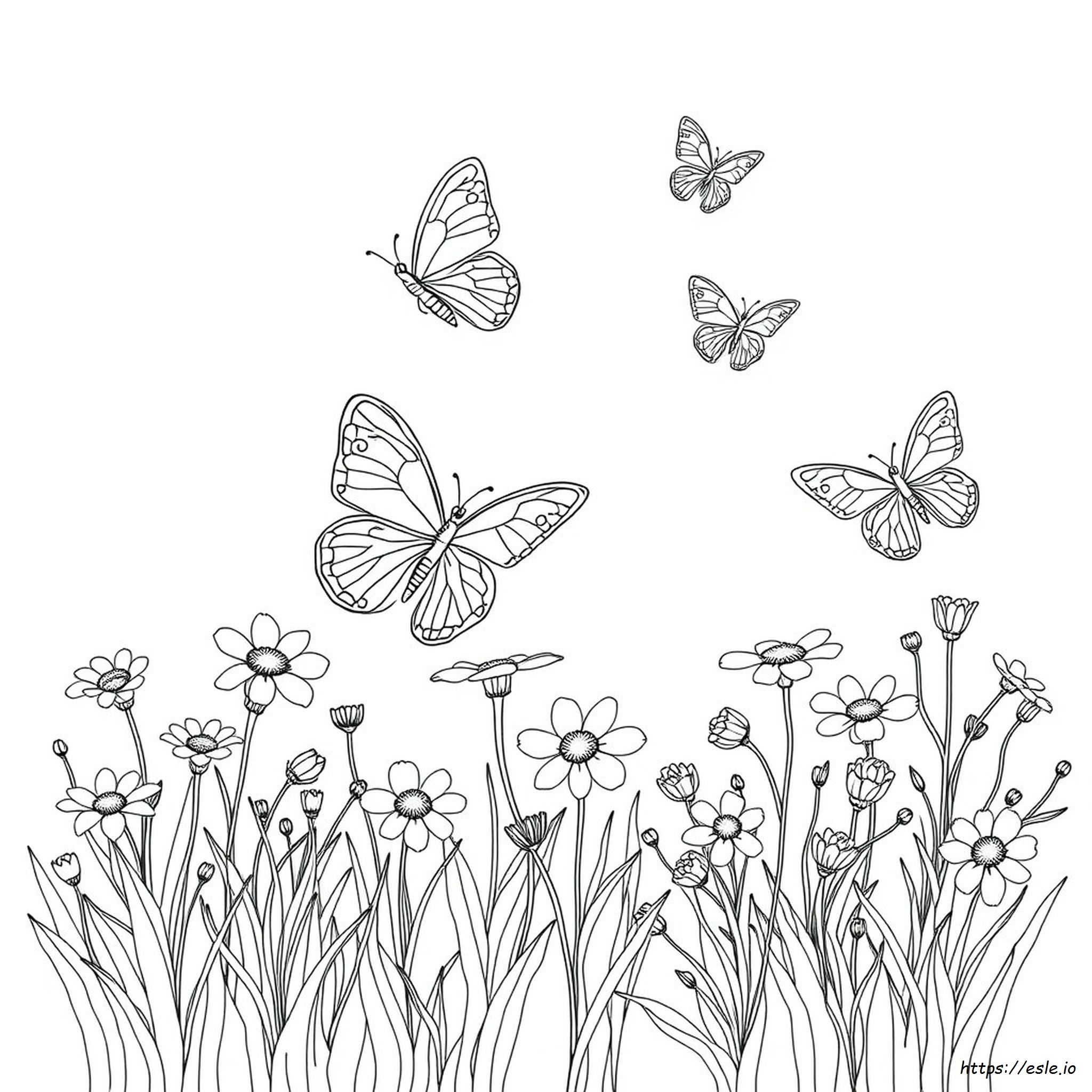 Printable Coloring Pages Of Butterflies