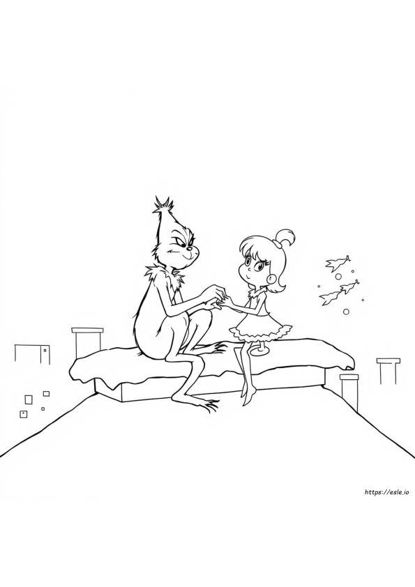 Grinch And Cindy Lou Coloring Pages