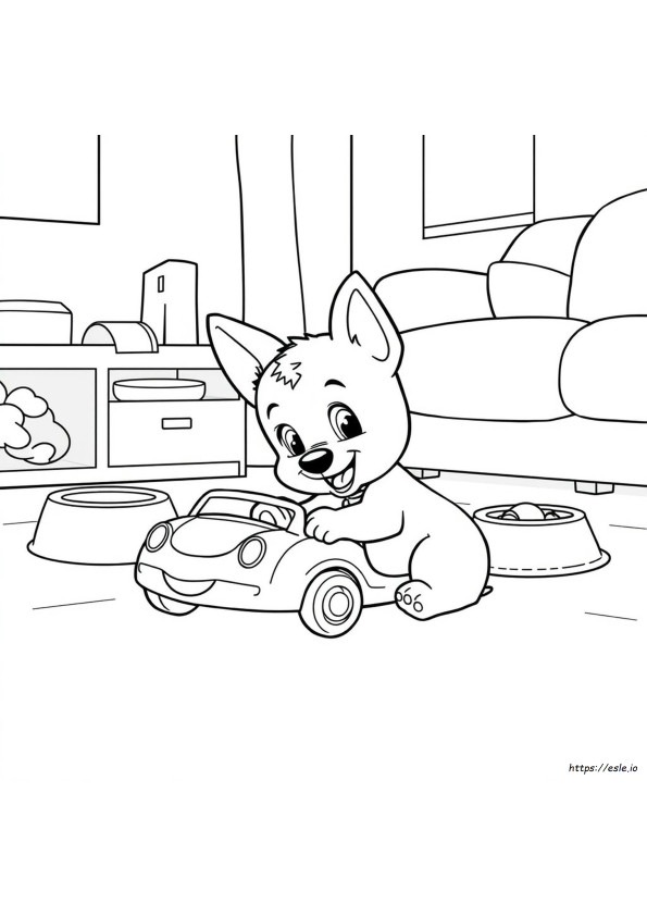 Bluey Coloring Pages Bluey Kolorowanki