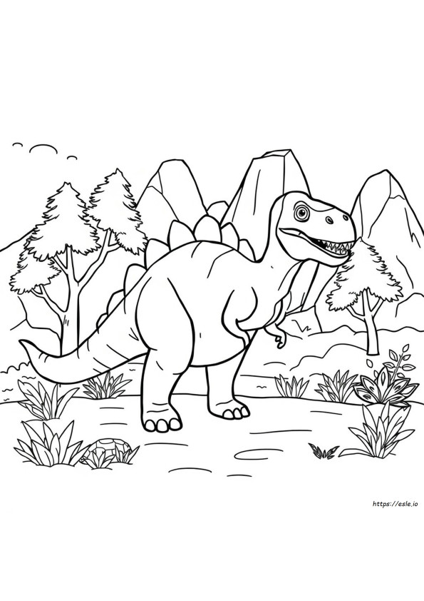 Tulostettavat Dinosaurus Värityskuvat Nimillä