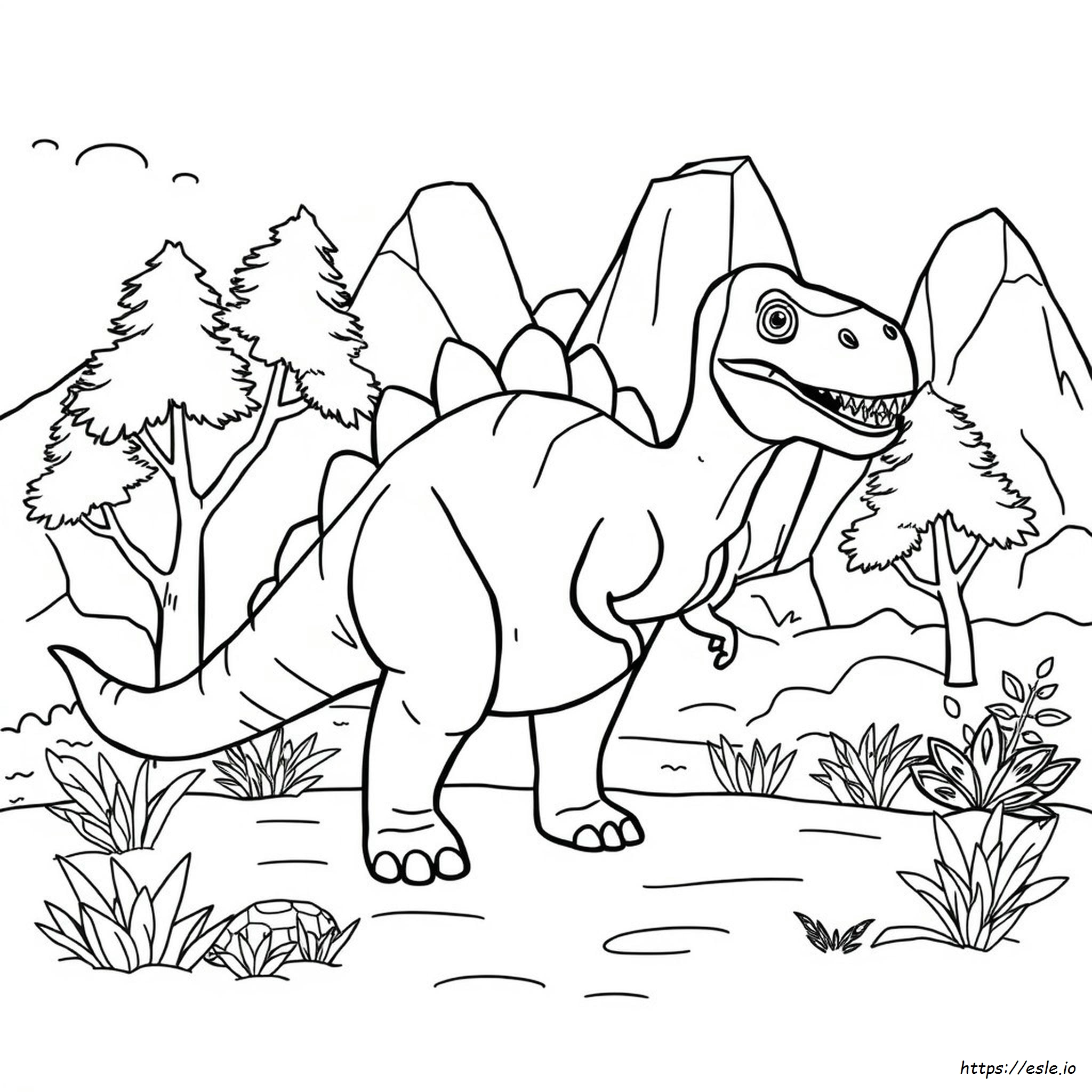 Printable Dinosaur Coloring Pages With Names