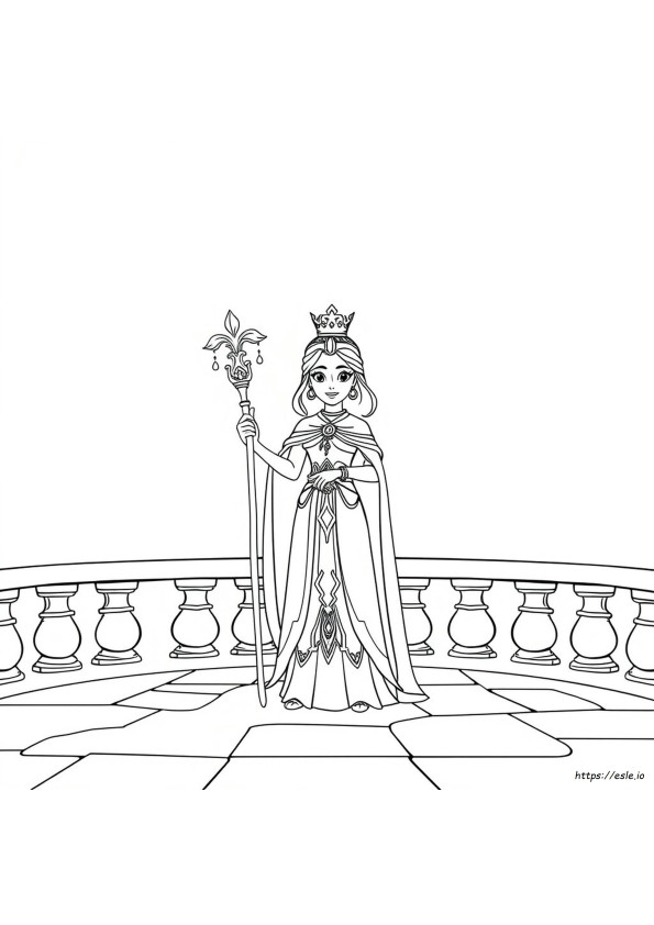 Queen Elena Of Avalor Coloring Pages