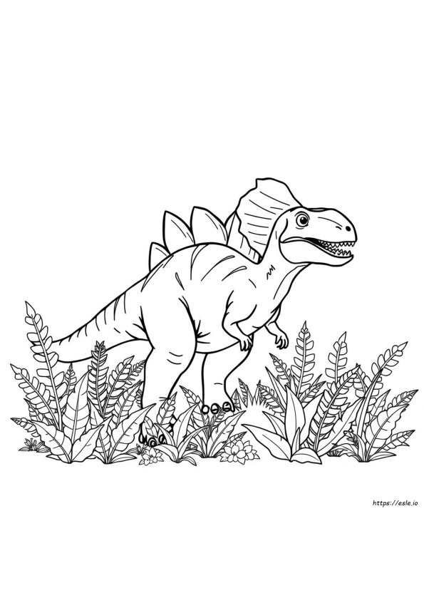Dilofosauro: Disegni Di Dinosauri Da Colorare