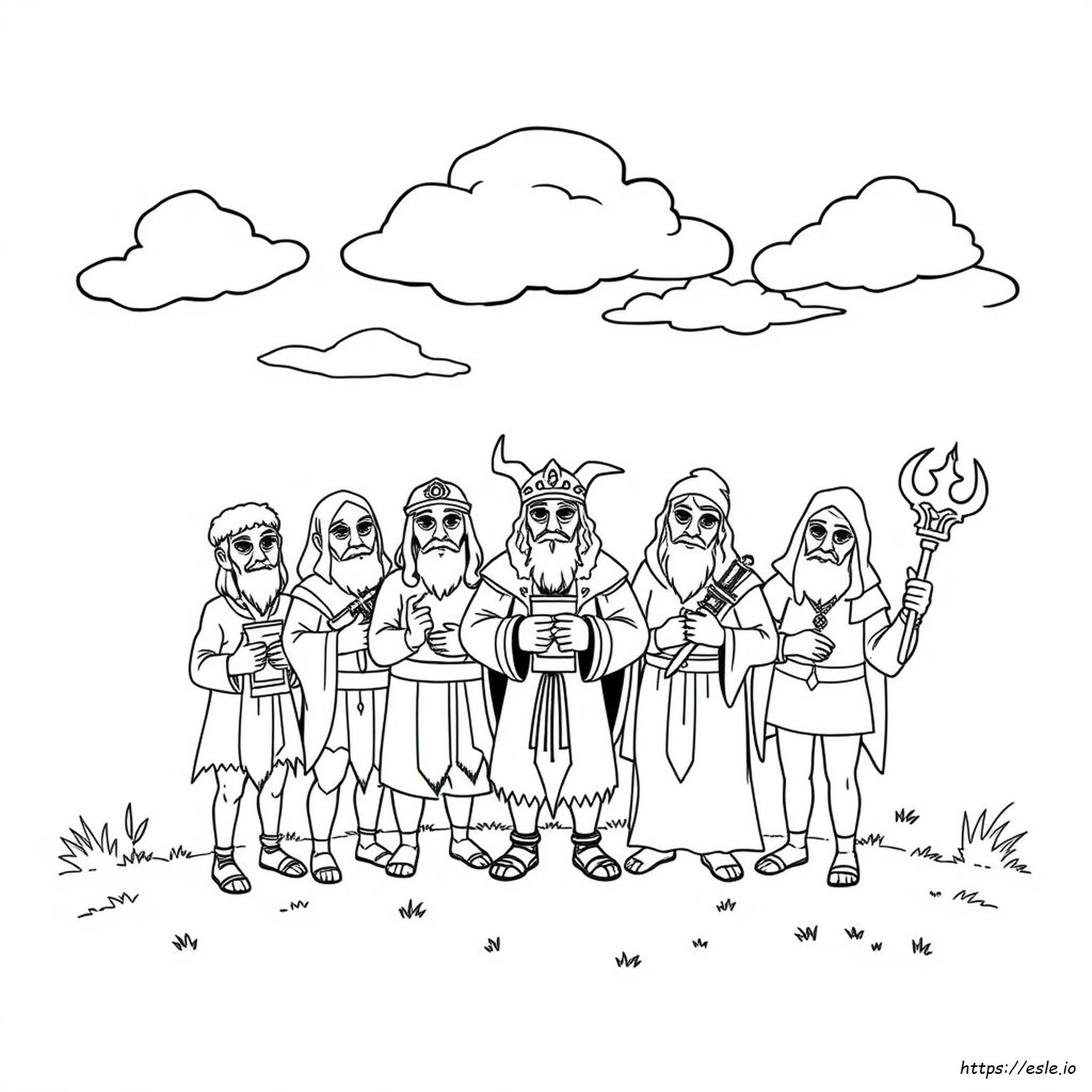 Seven Deadly Sins Coloring Pages