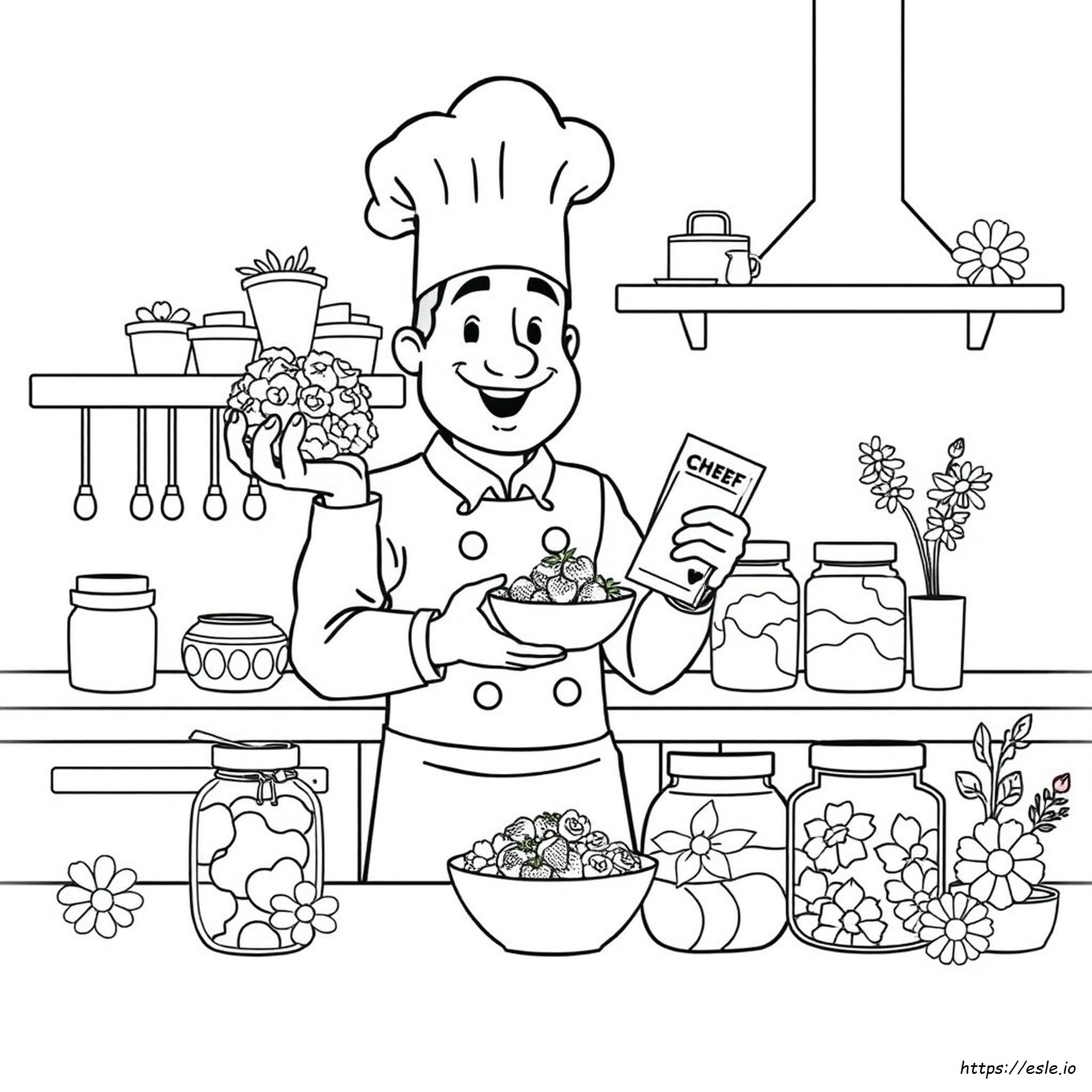 Food Coloring Alternative Coloring Page - Free Printable PDF