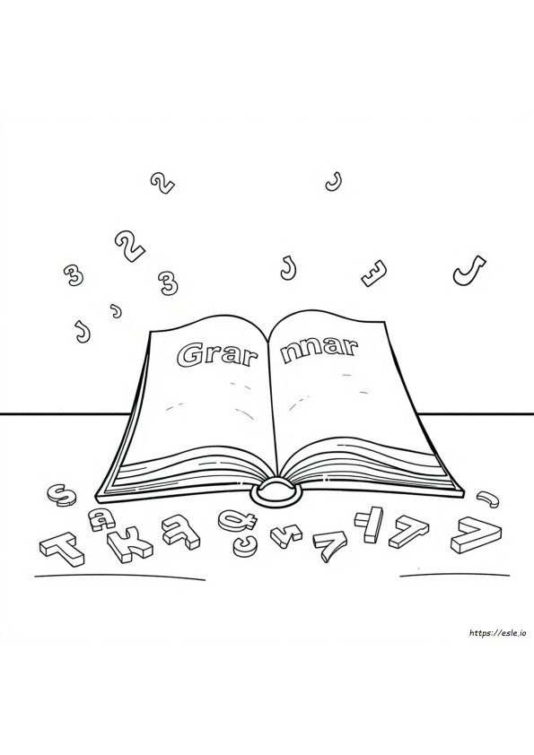 Grammar Coloring Pages