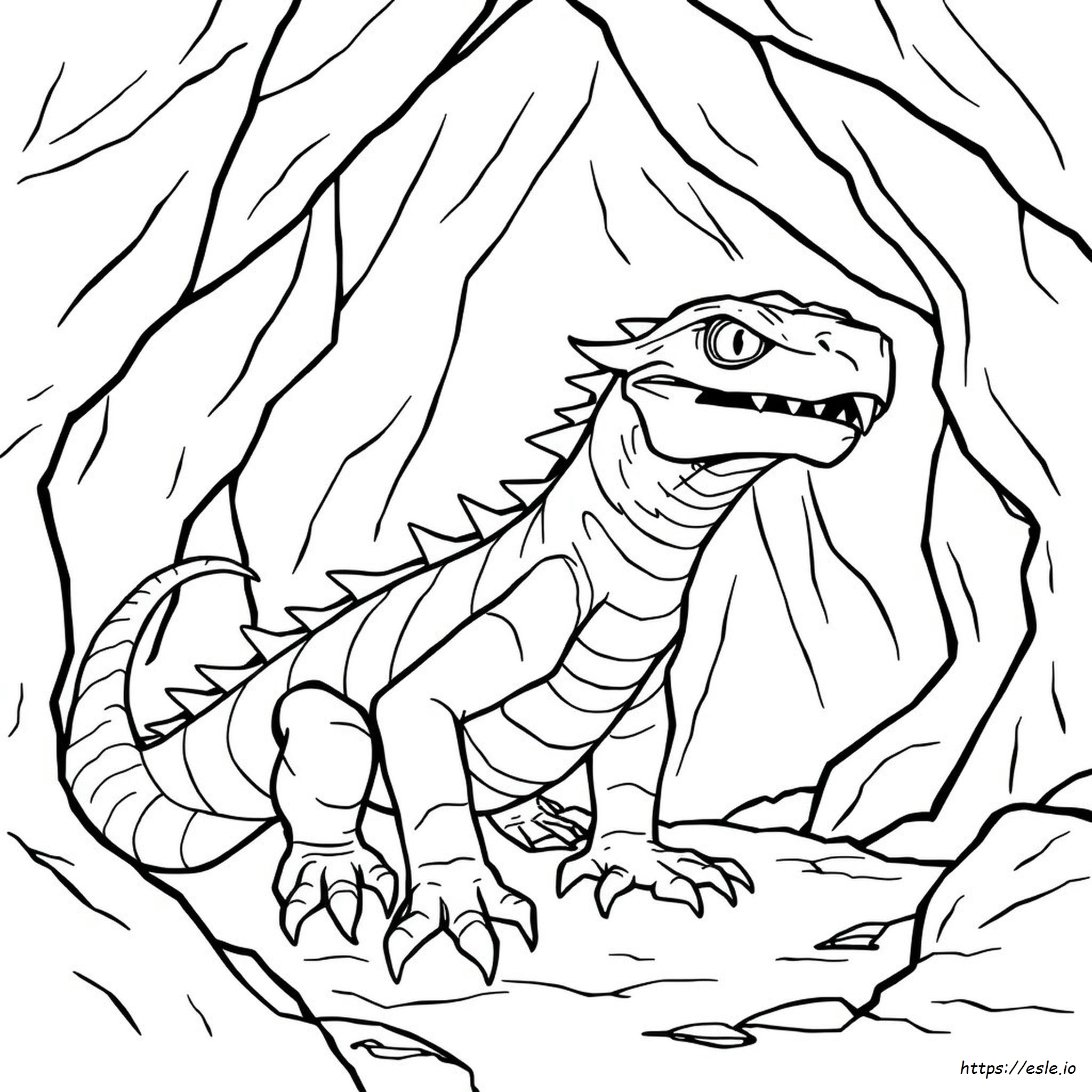 Basilisks Halaman Mewarnai