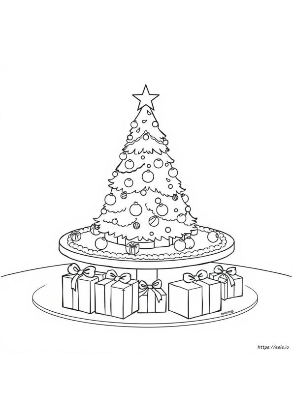 Little Debbie Christmas Tree Cake Coloring Page