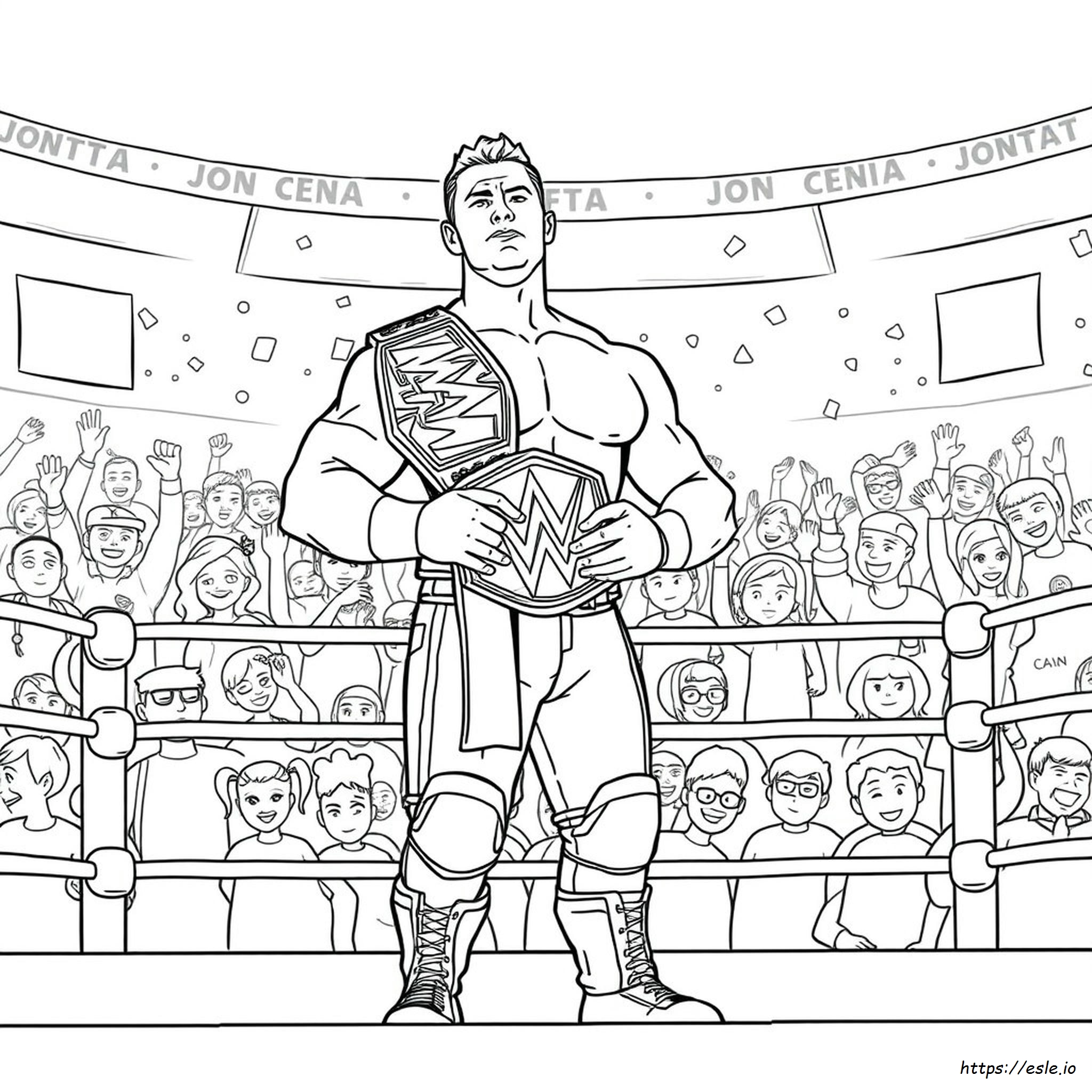 John Cena Coloring Pictures