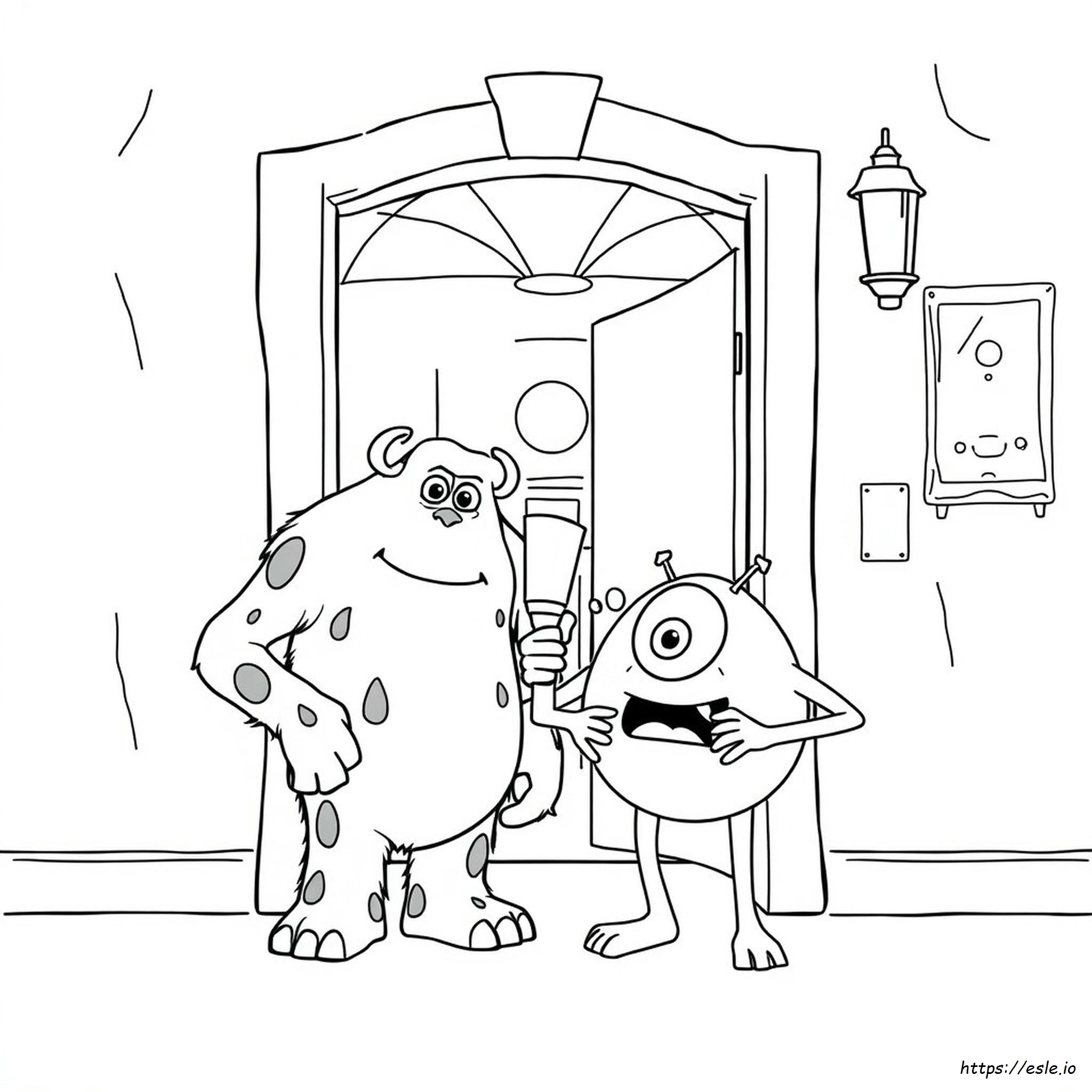 Roz Monsters Inc Coloring Pages