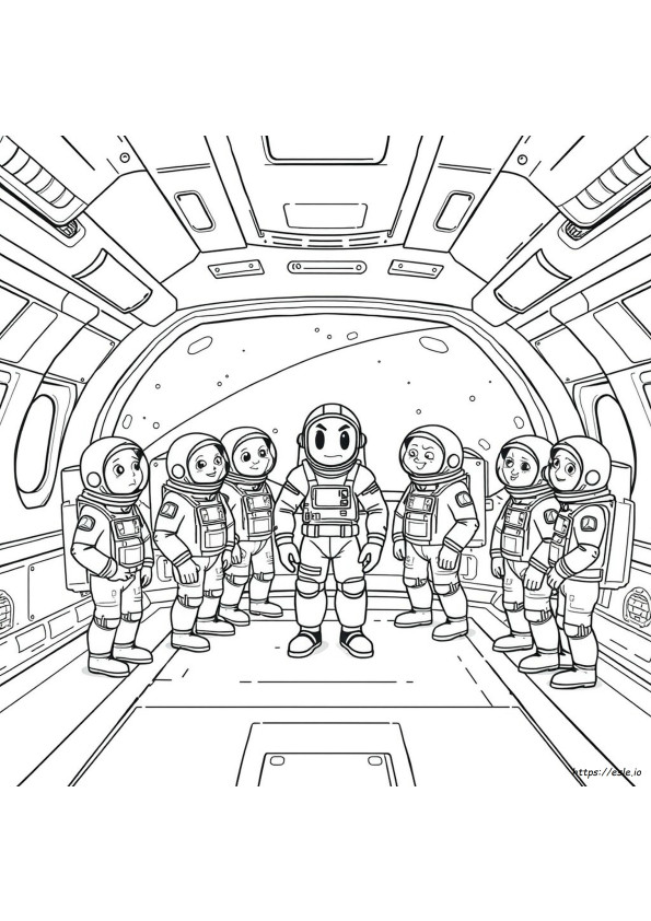 Imposter Colouring Pages
