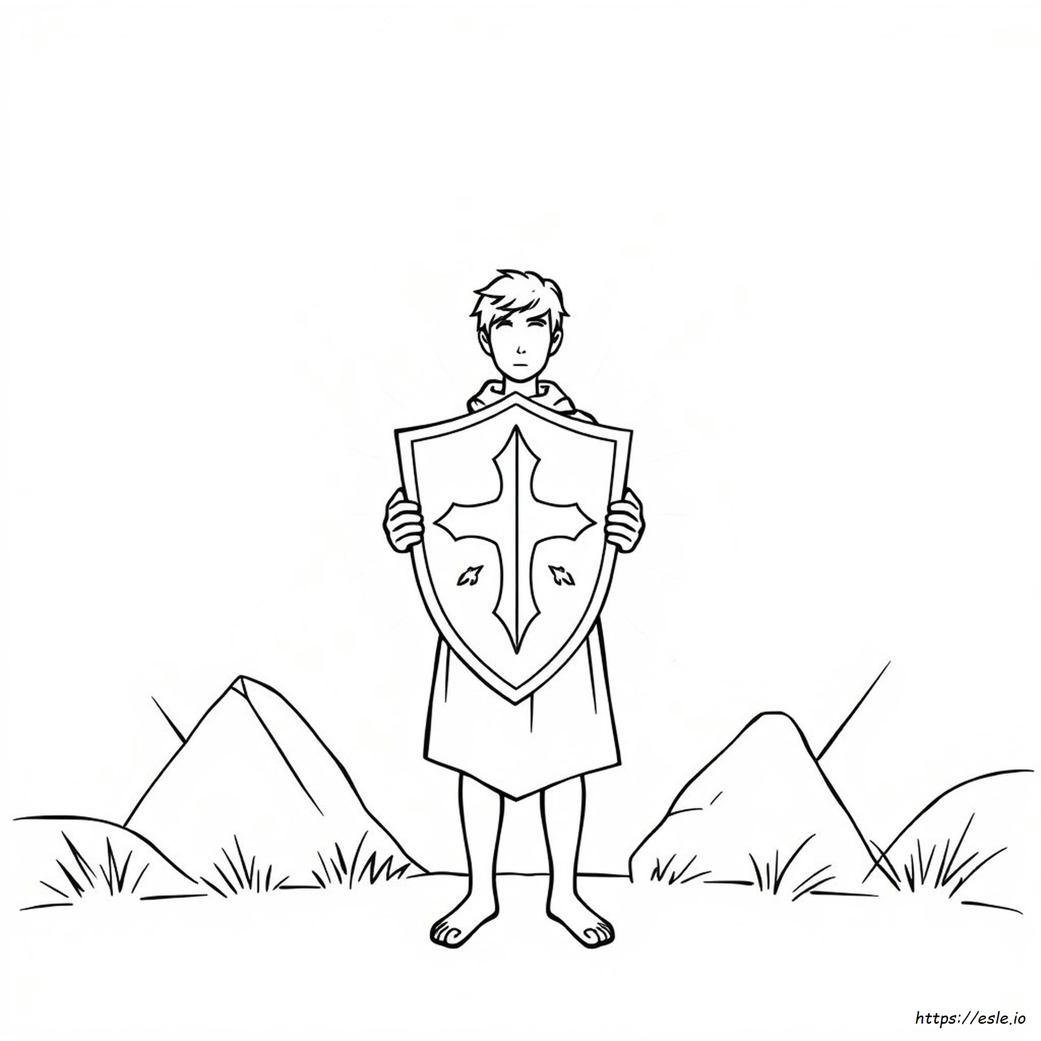 Free Printable Shield Of Faith Coloring Page