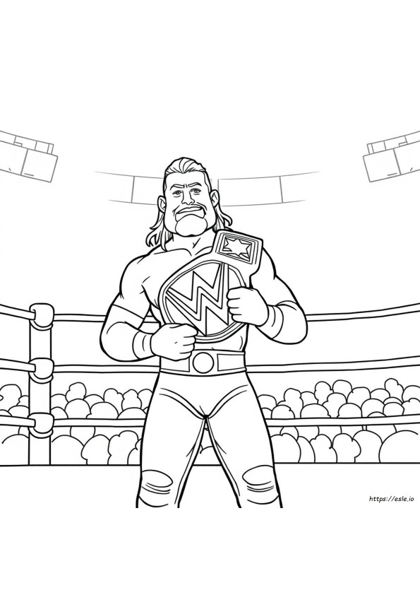 Disegni Da Colorare Di Wrestling Wwe