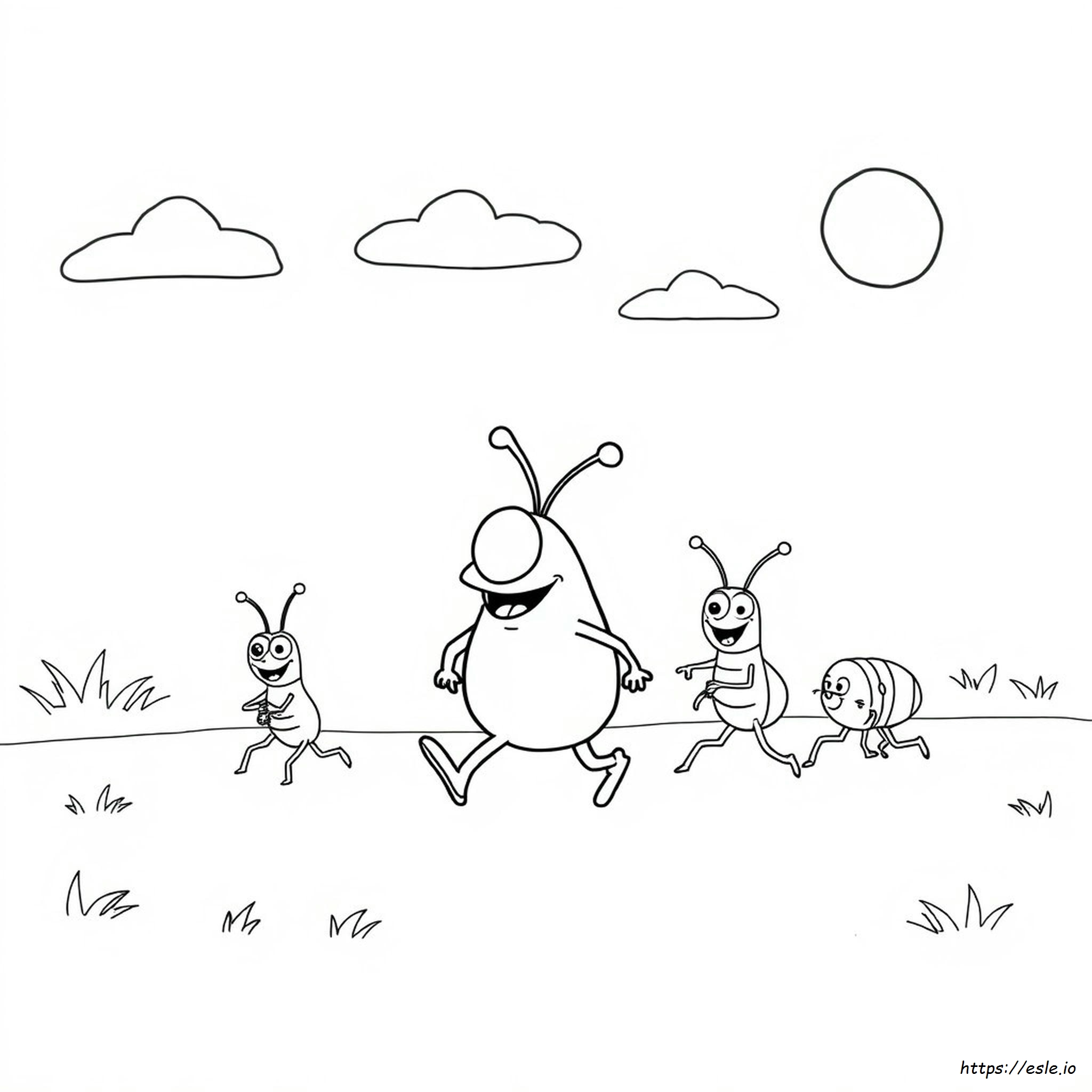Coloriages Oggy Et Les Cafards