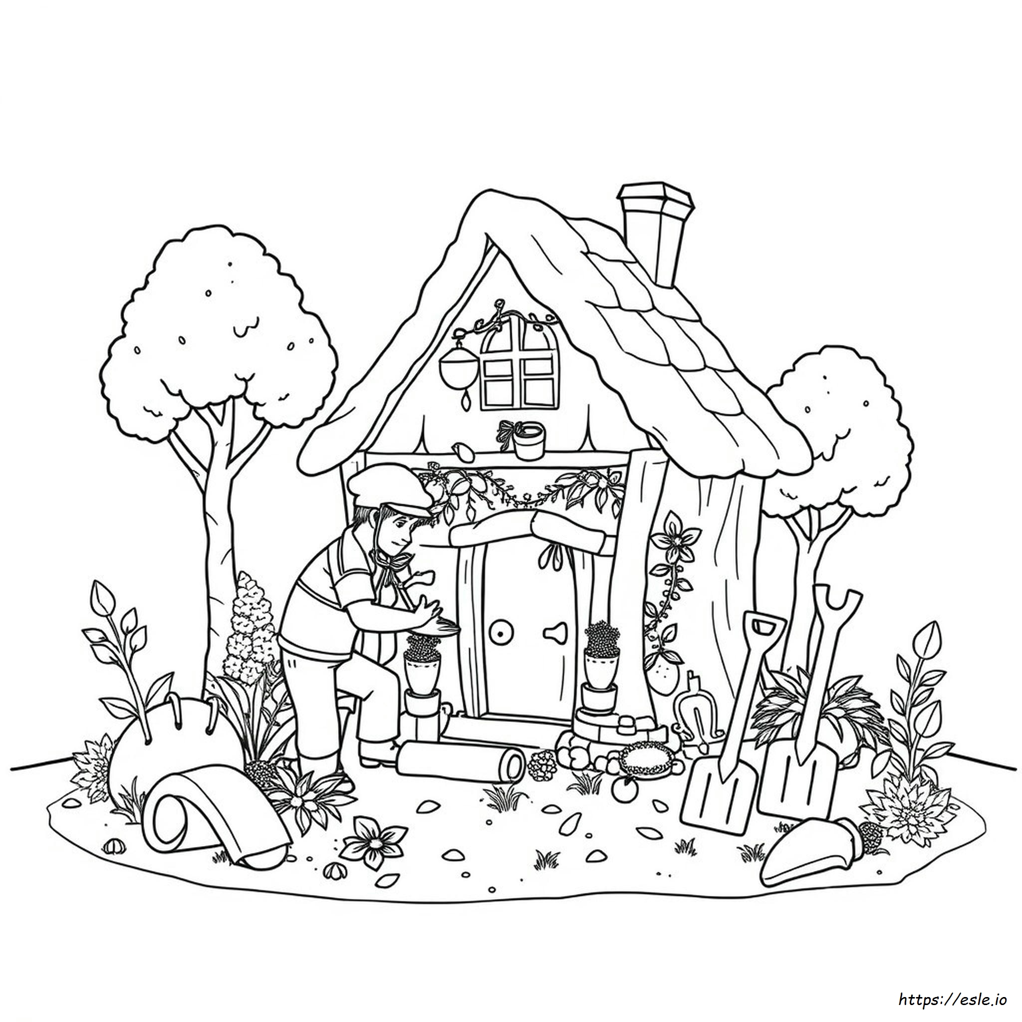 Crafting A Green World Coloring Pages
