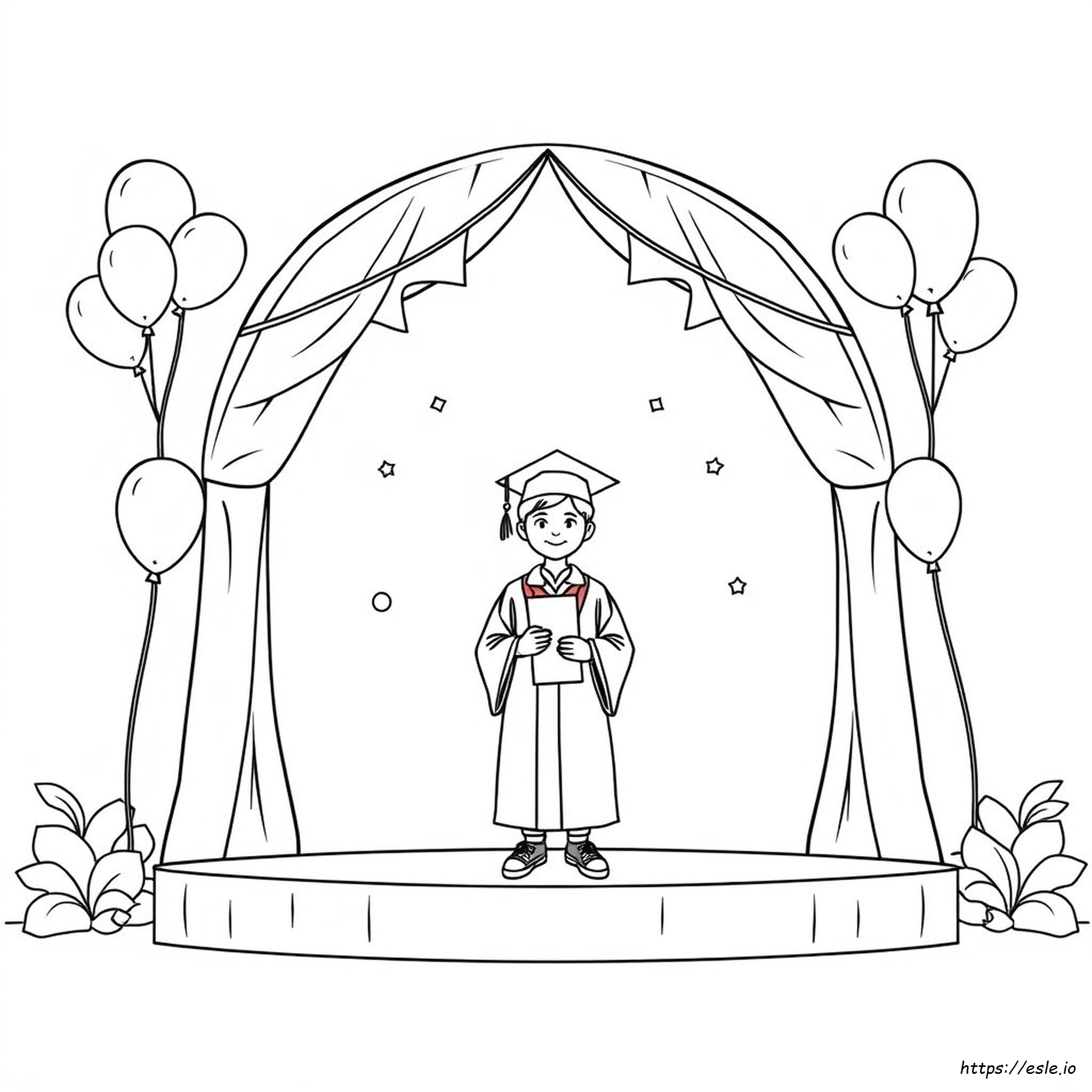 Gambar Mewarnai Wisuda