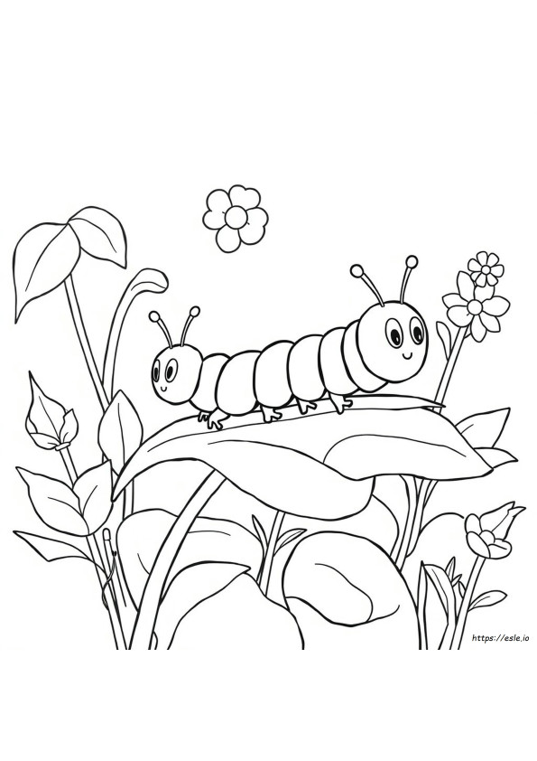 Caterpillar Da Colorare