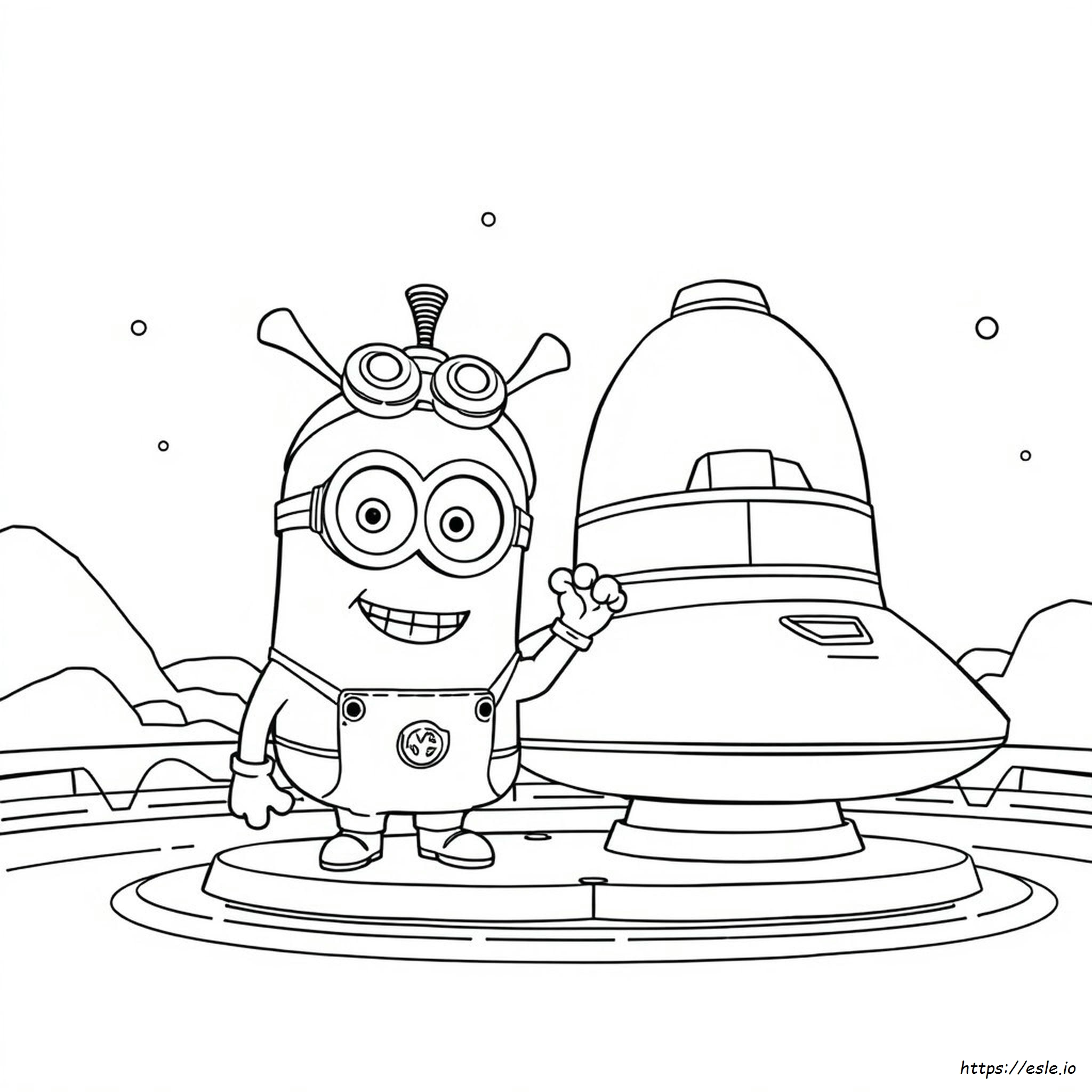 Kevin Minion Da Colorare Gratis