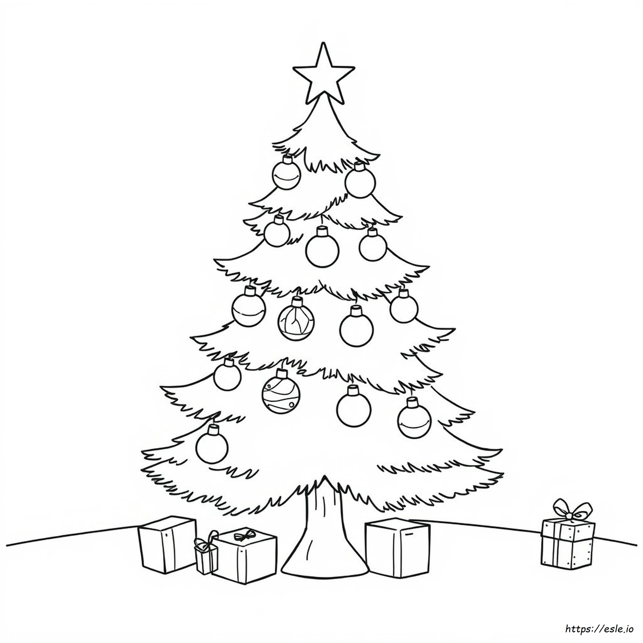 Free Christmas Coloring Page For Preschoolers
