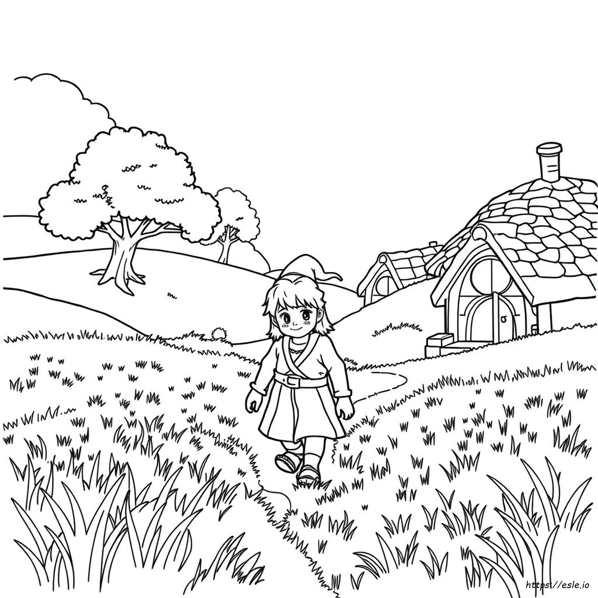 Hobbits Para Colorir Grátis
