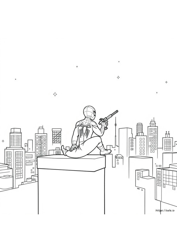 Desene Drăguțe Cu Spiderman De Colorat