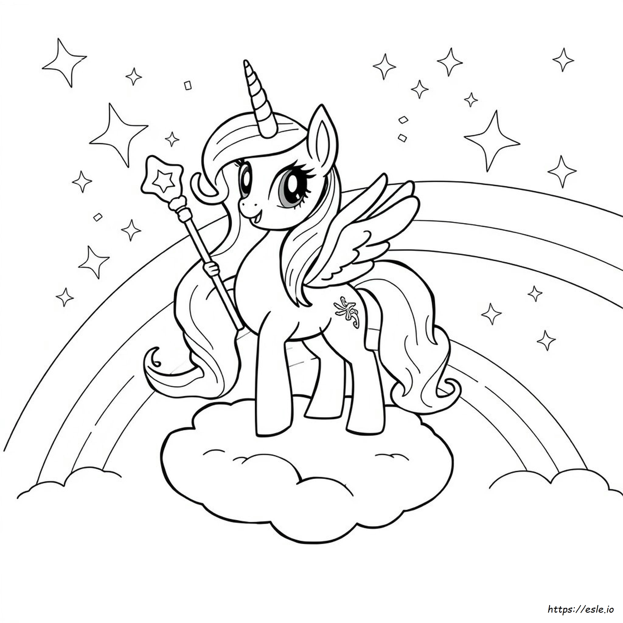 My Little Pony Disegni Da Colorare Principessa Twilight Sparkle Alicorno