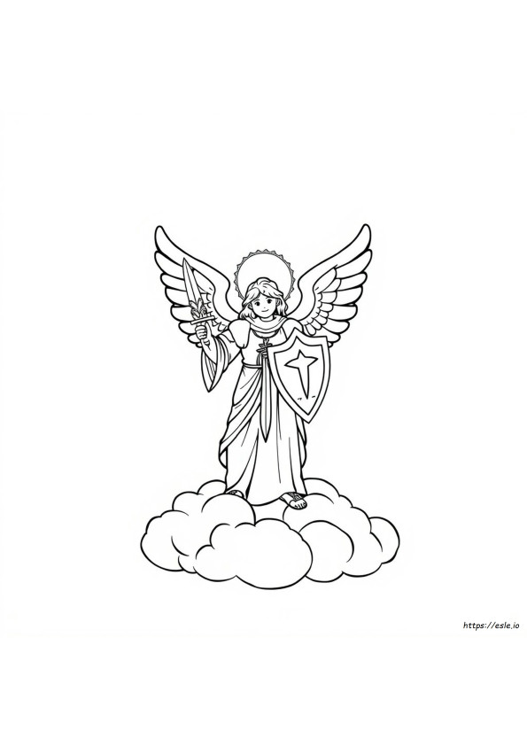 St Michael Coloring Page Free