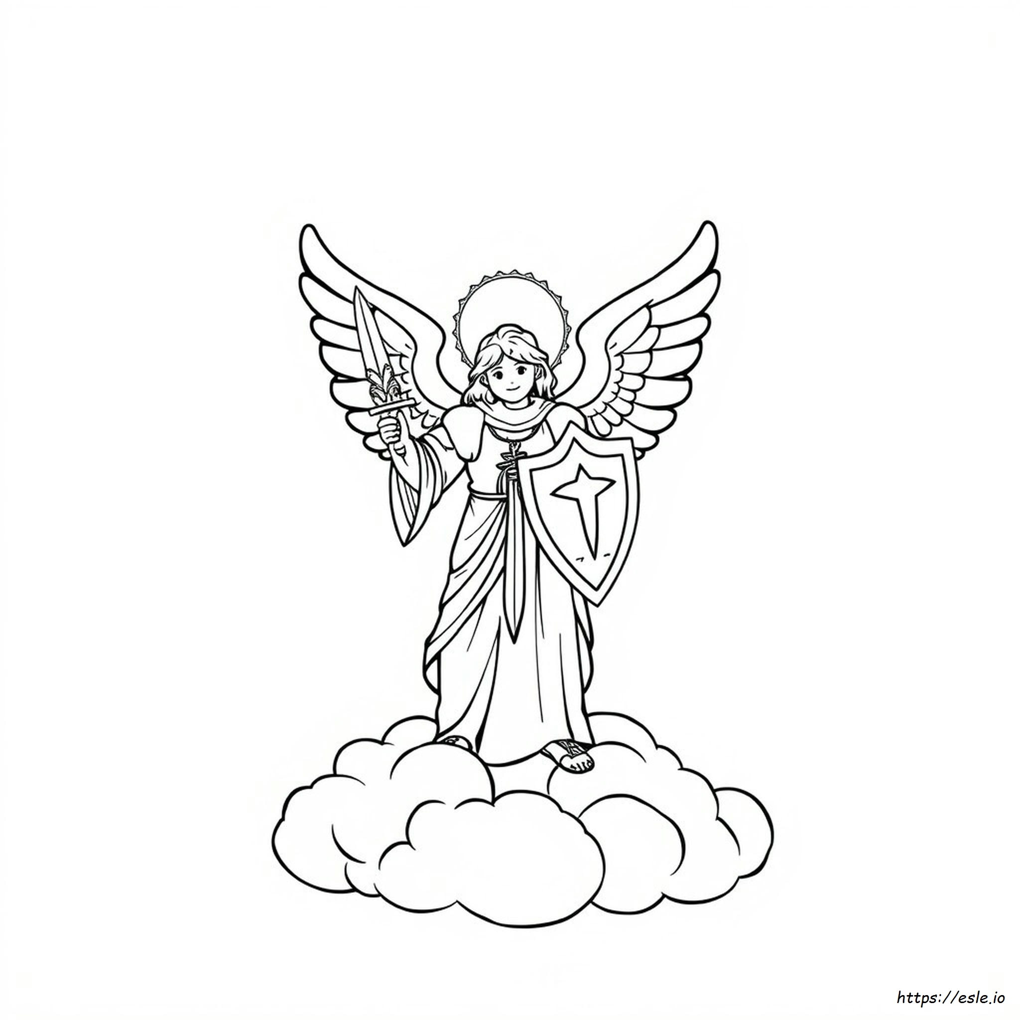 St Michael Coloring Page Free