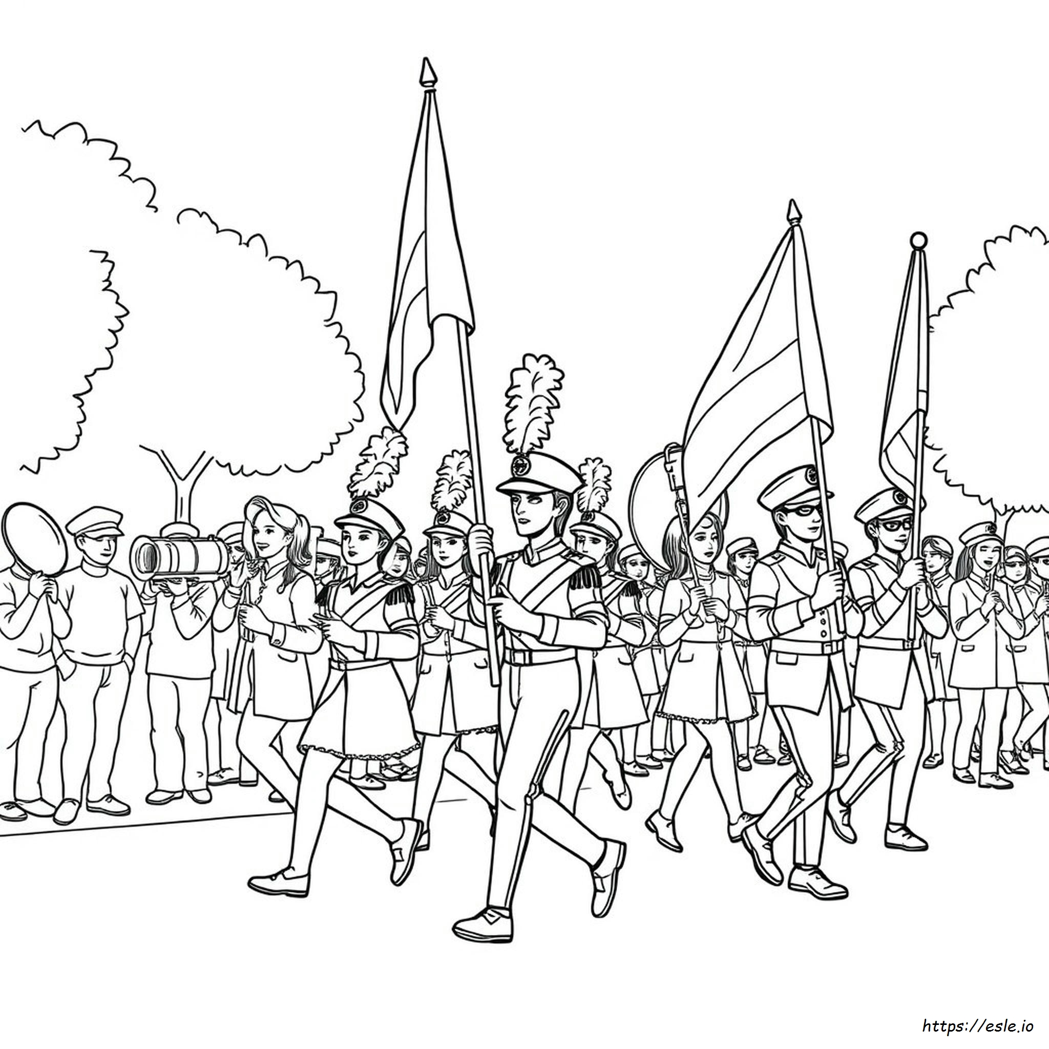Gambar Mewarnai Penjaga Warna untuk Dicetak
